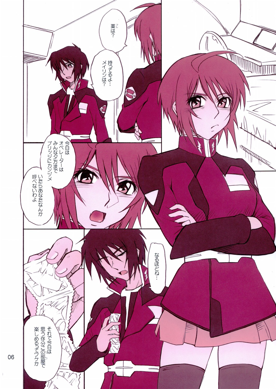 (C68) [MOON RULER (Tsukino Jyogi)] Crimson Tide (Kidou Senshi Gundam SEED DESTINY) page 5 full
