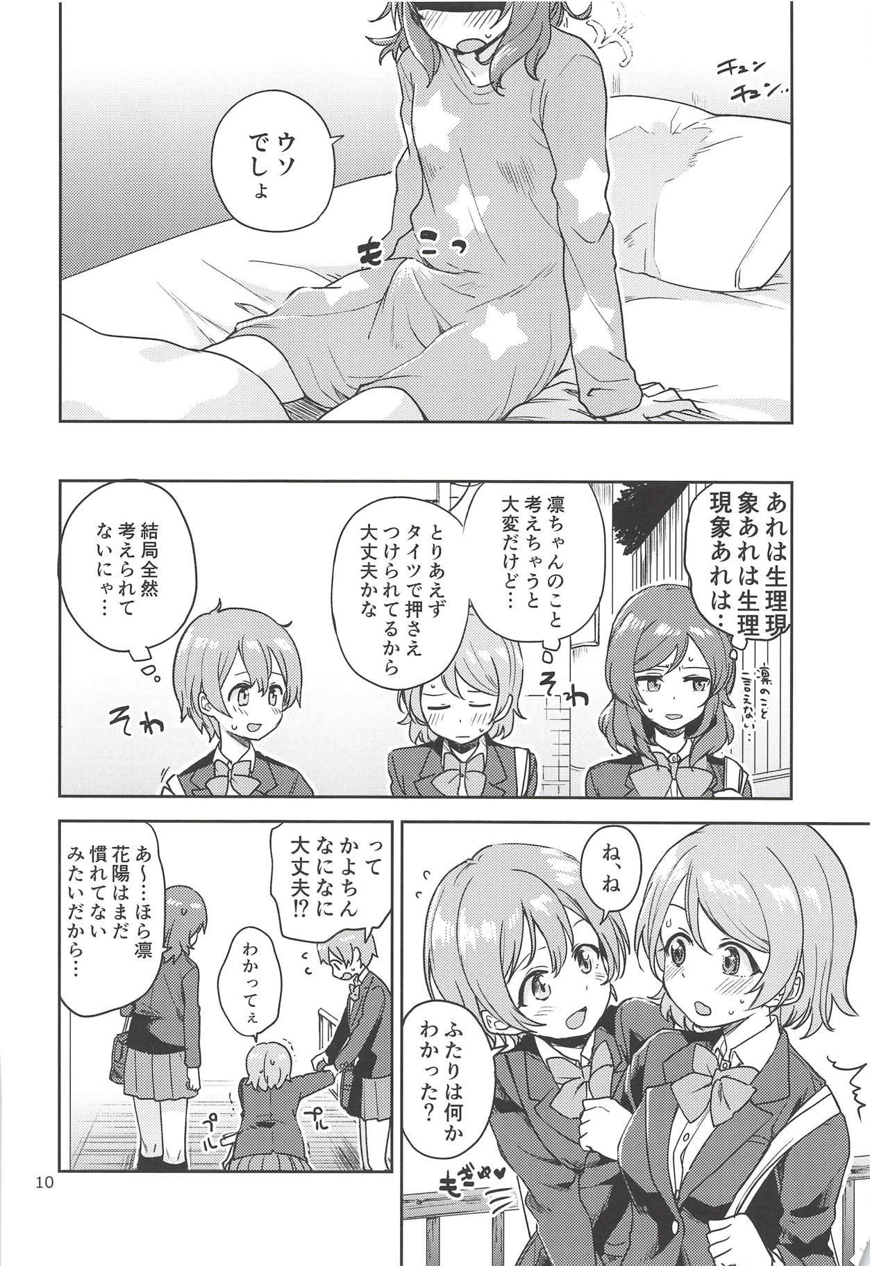 (C94) [Kurocan (Itsuki Kuro)] Rin no Mondai Kakusanchuu! (Love Live!) page 9 full