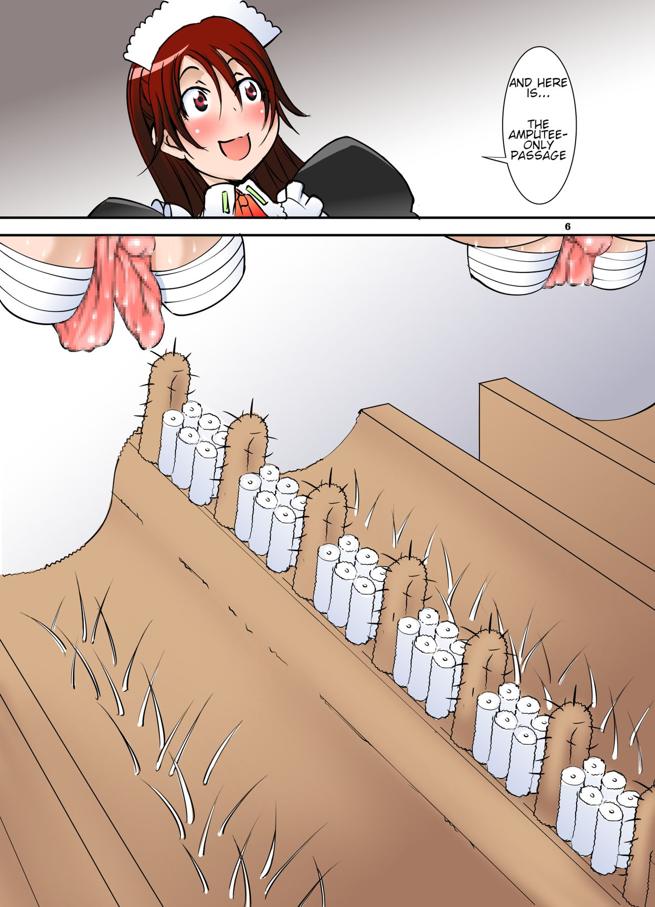 [Algolagnia (Mikoshiro Honnin)] Shishi Setsudan Shoujo Goumon Gyakutai-kan no Maid-san VOL 4 [english] page 6 full