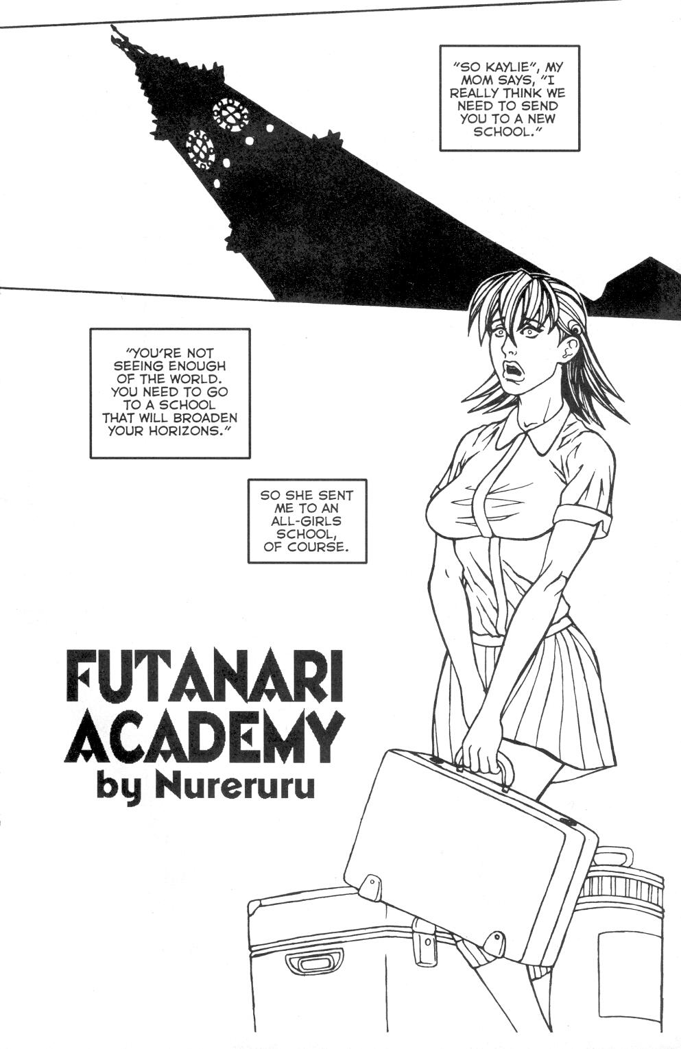 Futanari Academy page 1 full