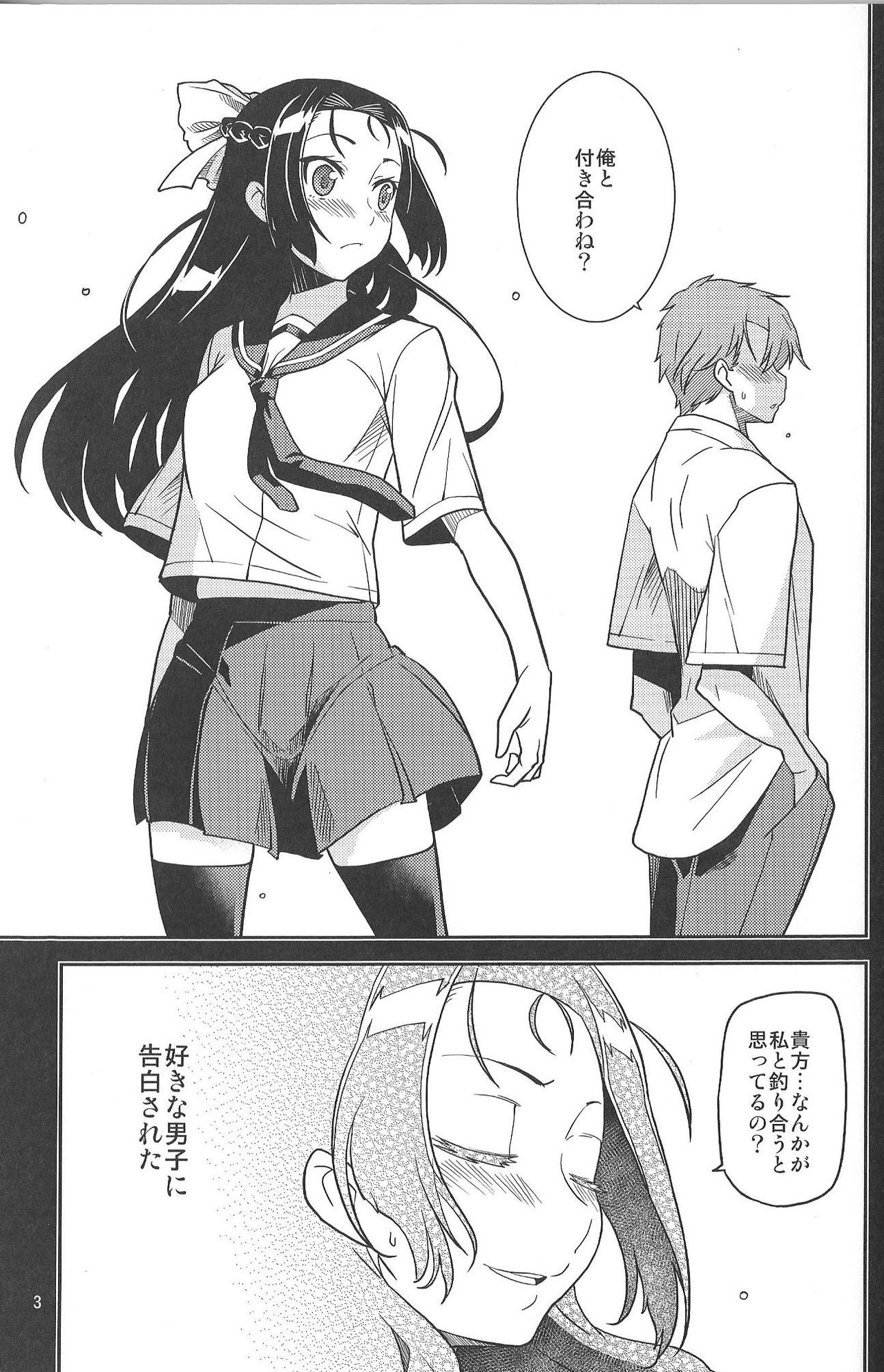 (C88) [MINAMOON (Minazuki Futago)] Ikenaikotokana ~Anata Watashi Ga Namahame Kimetara Donna Kao Suru Kashira~ page 3 full