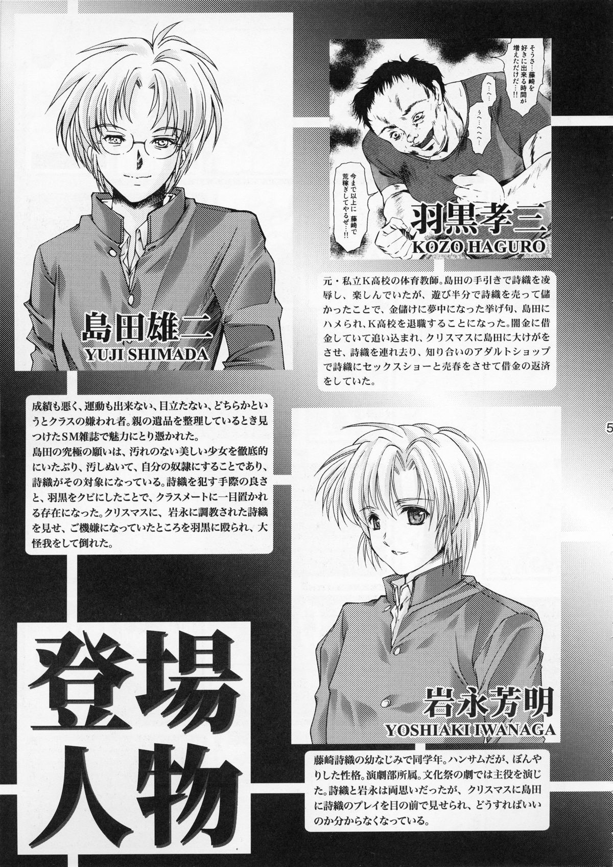 (C83) [HIGH RISK REVOLUTION (Aizawa Hiroshi)] Shiori Vol.19 Zetsubou no Kyouen Gekan (Tokimeki Memorial) page 5 full