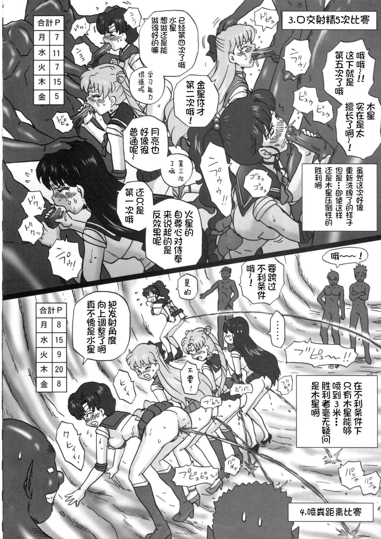 (C84) [Rat Tail (Irie Yamazaki)] TAIL-MAN SAILORMOON 5GIRLS BOOK (Bishoujo Senshi Sailor Moon) [Chinese] [不咕鸟汉化组] page 27 full