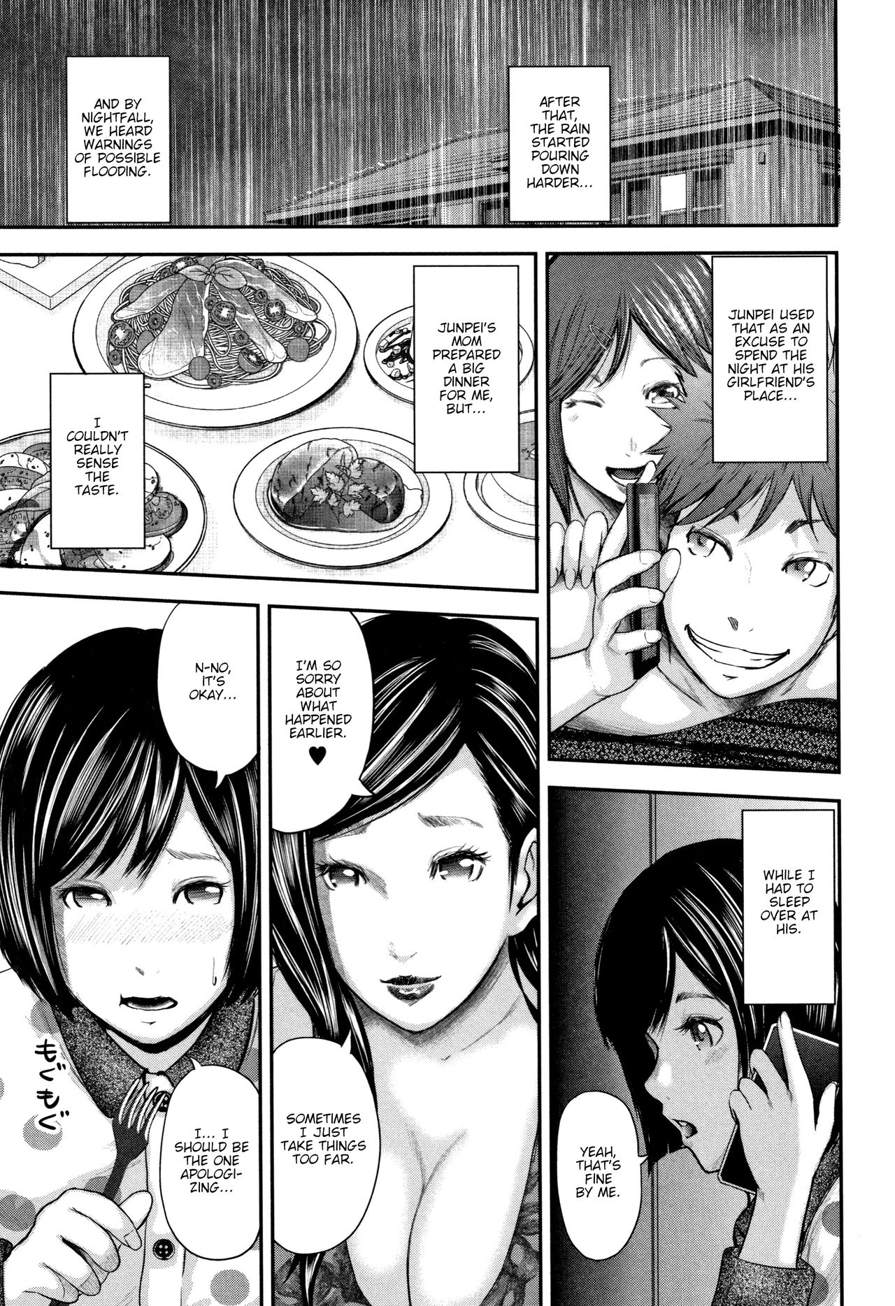 [Otarai Zero] Boku to Sensei to Tomodachi no Mama | Teacher, My Friend's Mom and I Ch. 1-3 [English] {zombii} page 110 full