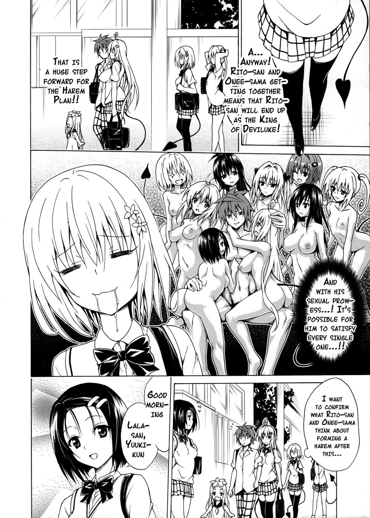 (C90) [TORA MACHINE (Kasukabe Taro)] Mezase! Rakuen Keikaku Vol. 1 (To LOVE-Ru) [English] {doujin-moe.us} page 19 full