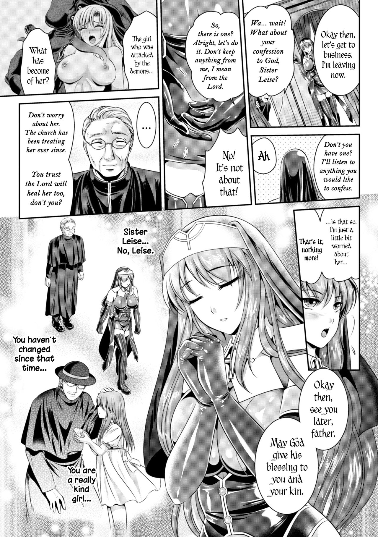 [Rindou, Kusunoki Rin] Nengoku no Liese Inzai no Shukumei | Liese’s destiny: Punishment Of Lust On The Slime Prison Ch. 1 [English] [Digital] [CoC] page 14 full