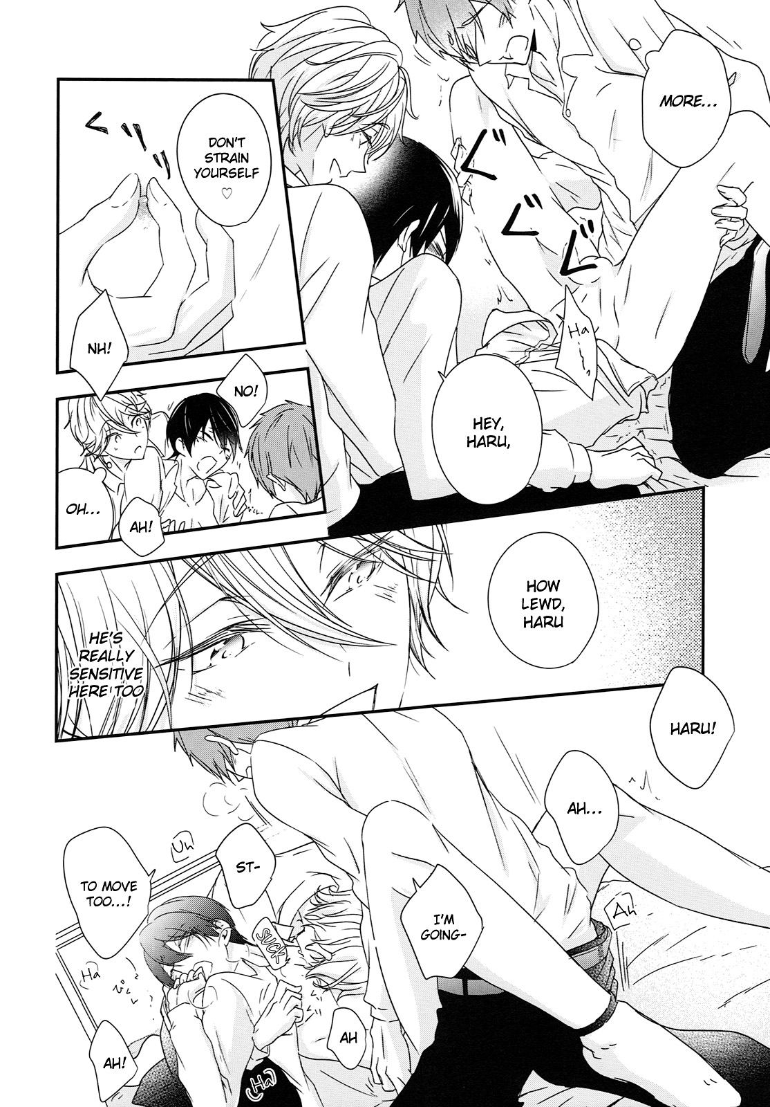 (C87) [B-LUSH (Kaukau)] TRIANGLE FUNCTION ver. DT (High☆Speed! -Free! Starting Days-) [English] [Holy Mackerel] page 29 full