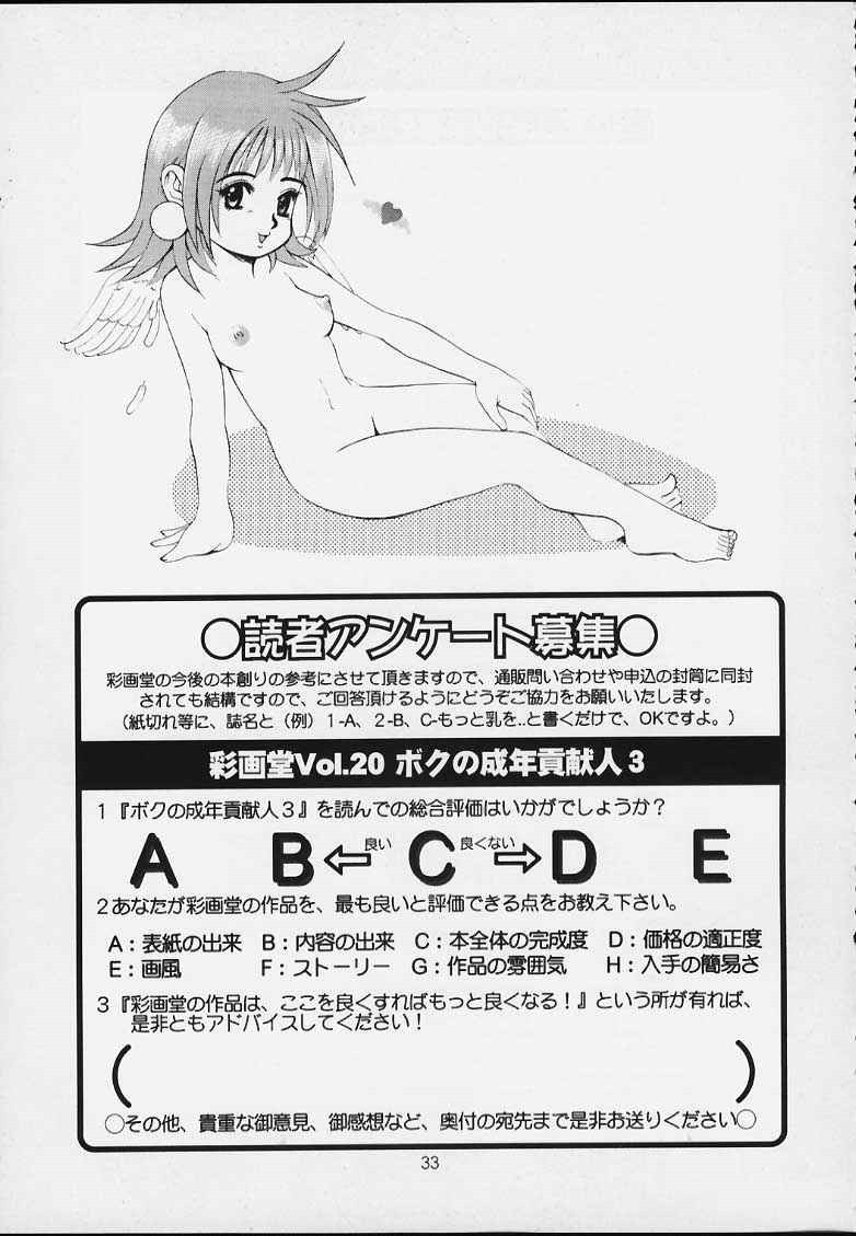 (CR29) [Saigado] Boku no Seinen Kouken-nin 3 page 32 full