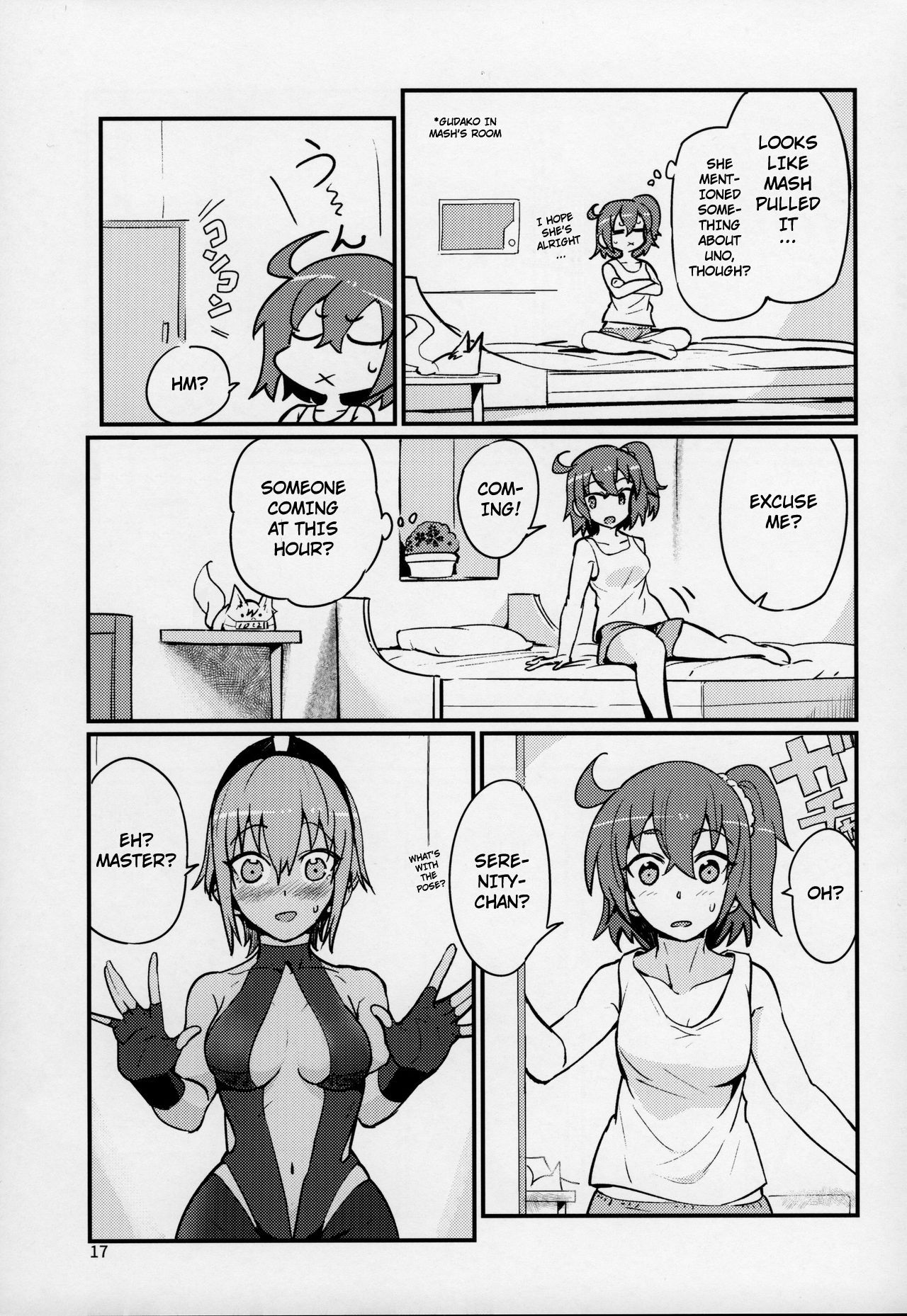 (C92) [Marutori no Chazuke (Torichamaru)] Seihitsu-chan wa Sawareraretai | Serenity-chan wants to be touched (Fate/Grand Order) [English] page 16 full