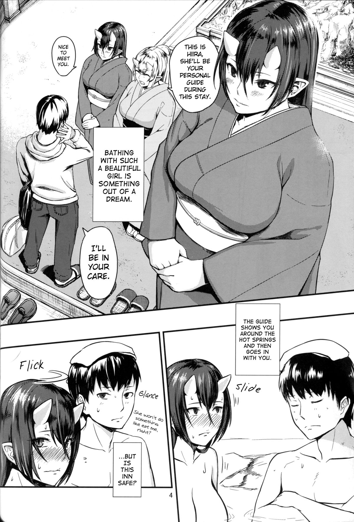 (C87) [Obumanjuu (obmas)] Oni No Yu | Onis' Hot Spring [English] [Noraneko] page 4 full