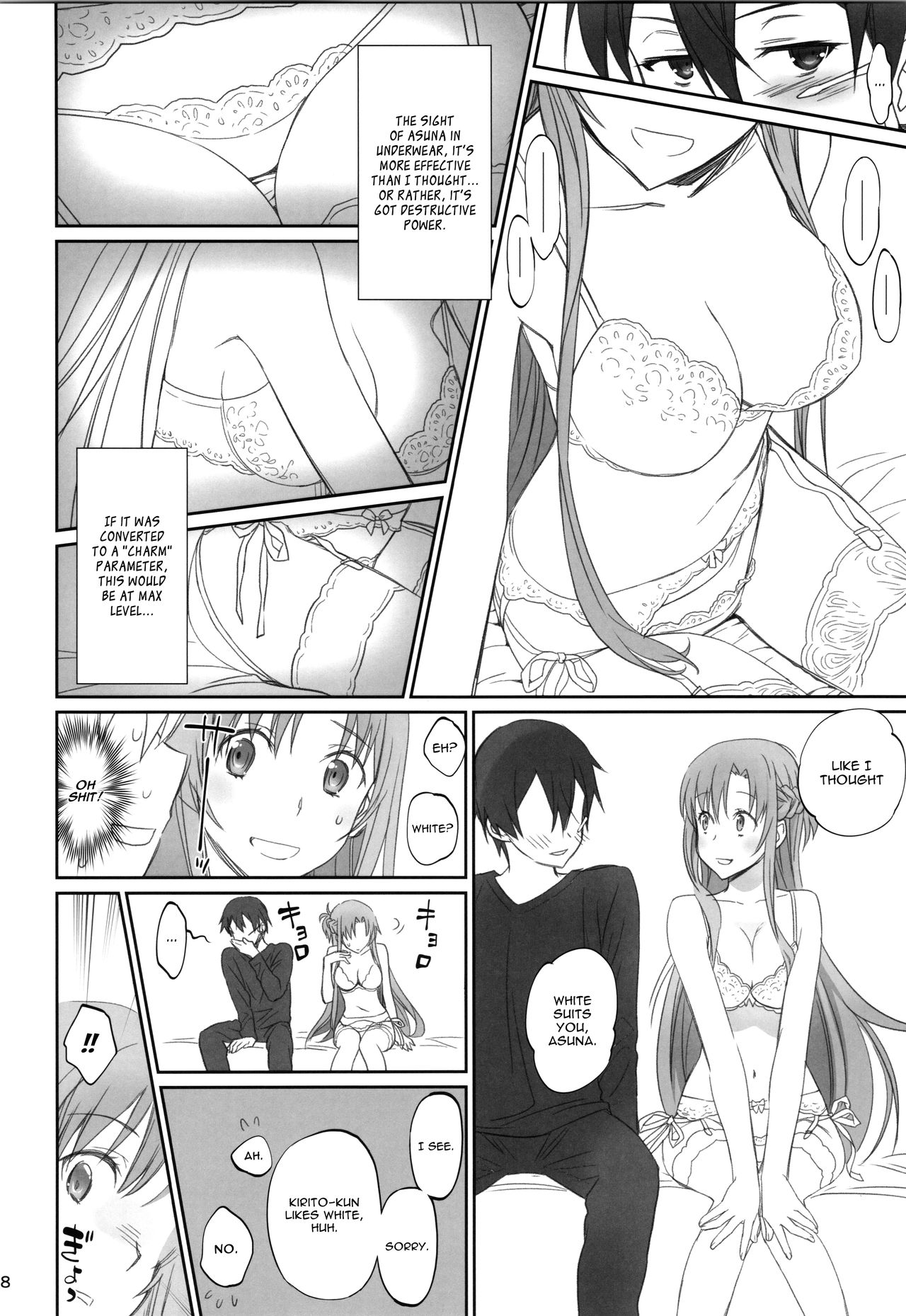 (C92) [Bloody Okojo (Caviar, Mojyako)] Voyeuristic Disorder (Sword Art Online) [English] [EHCOVE] page 7 full