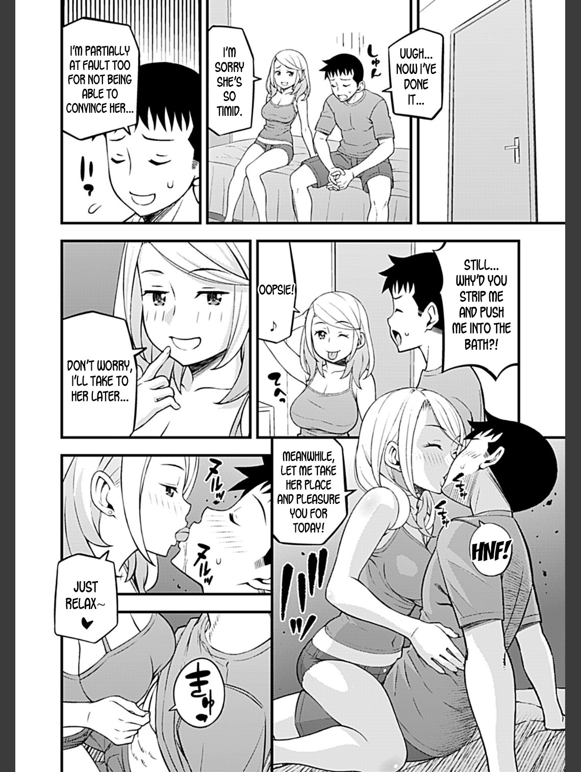 [Moririn-Monson] Kanojo no Gal na Onee-san ni Sasowareta node Shimashita. Ch. 4 | My Girlfriend's Gal-like Onee-san Seduced Me and We had Sex Ch. 4 [English] [desudesu] [Digital] page 10 full