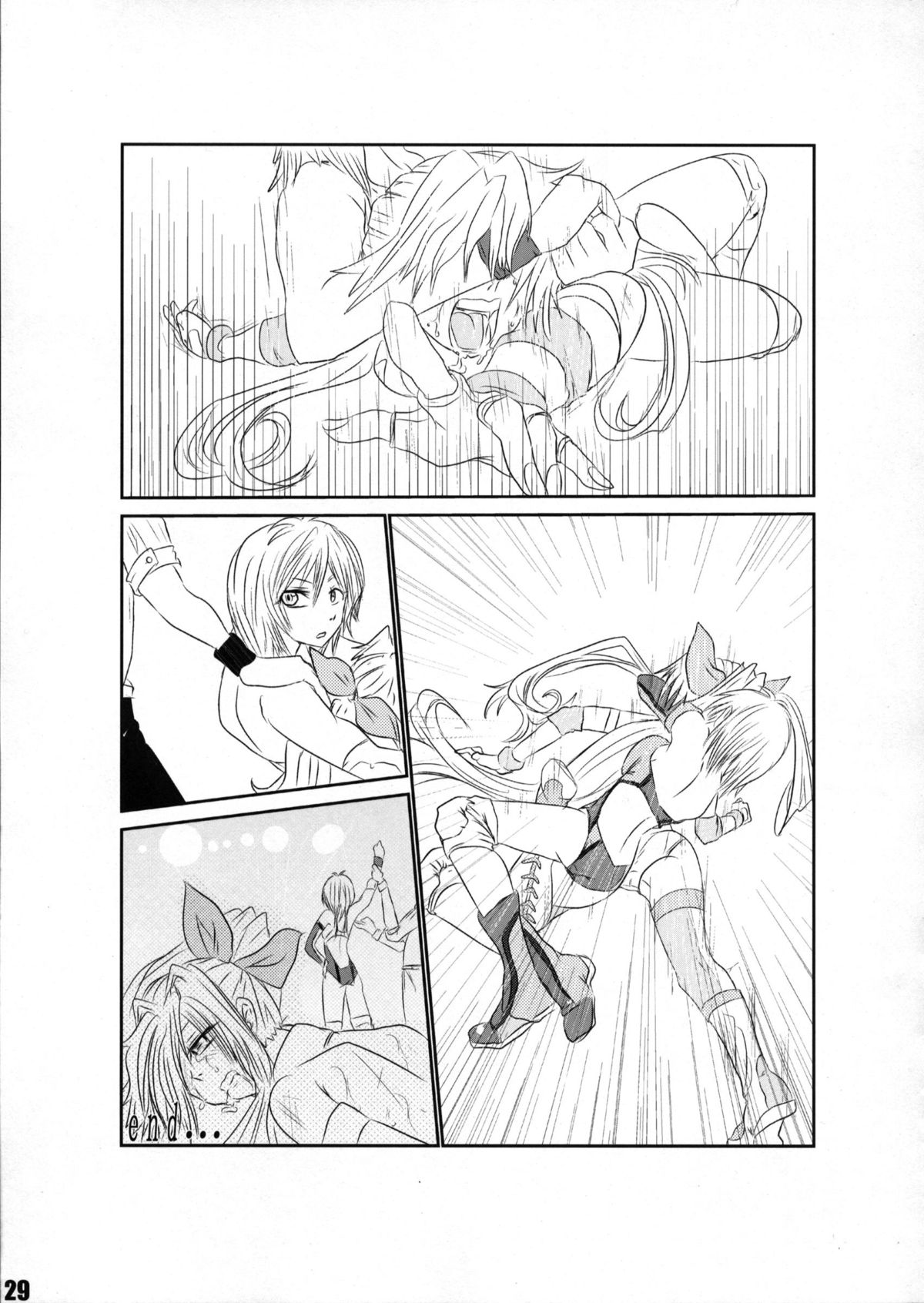 (COMIC1☆6) [Soket=Pocket (Soket, N.O.P, JJJ)] FALLIN' ANGELS4 (Wrestle Angels) page 28 full