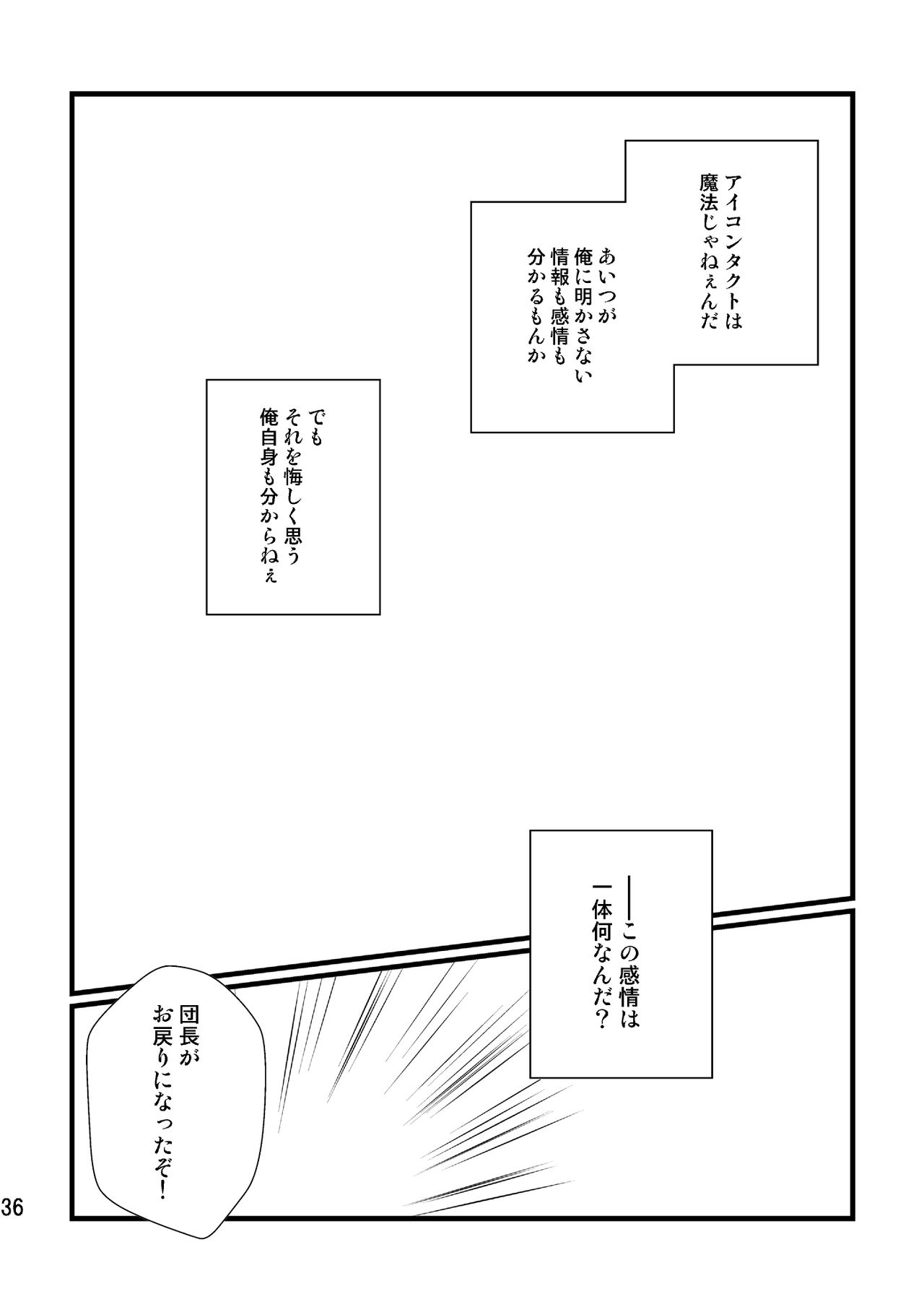 [Natsu Hibachi (Genta)] Soushisou Eye Contact (Shingeki no Kyojin) [Digital] page 35 full