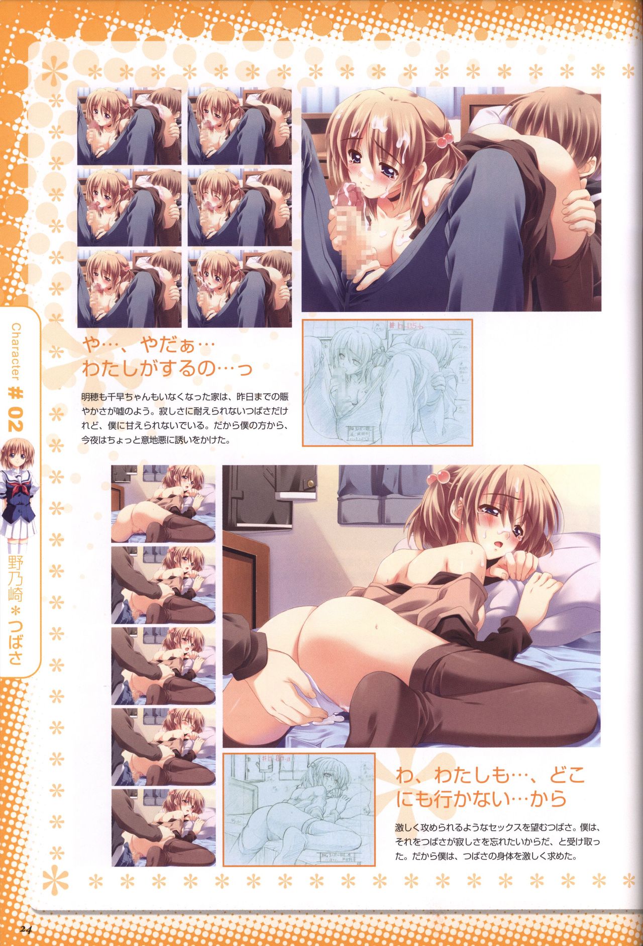 Moshimo Ashita ga Harenaraba official fanbook page 25 full