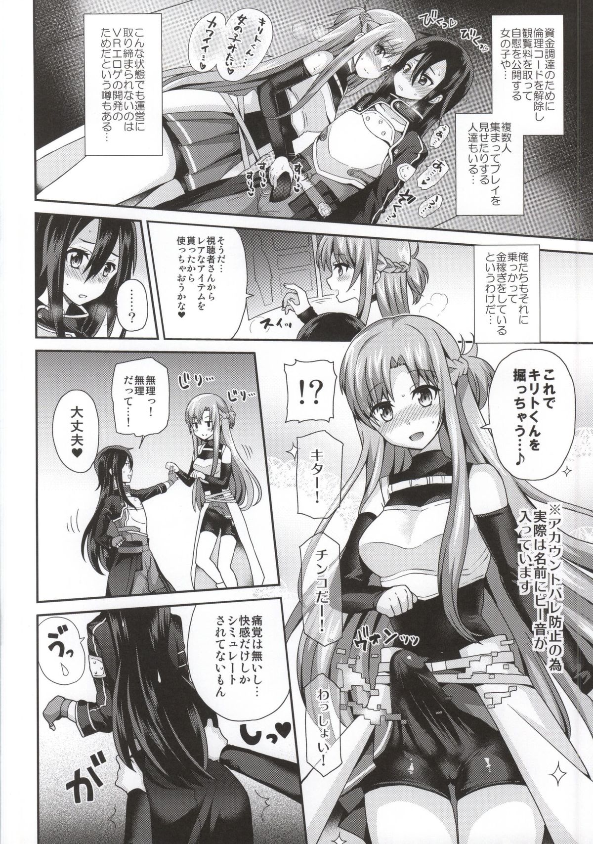 (COMIC1☆9) [Oshiruko Kan (Piririnegi)] Sword of Asuna (Sword Art Online) page 4 full