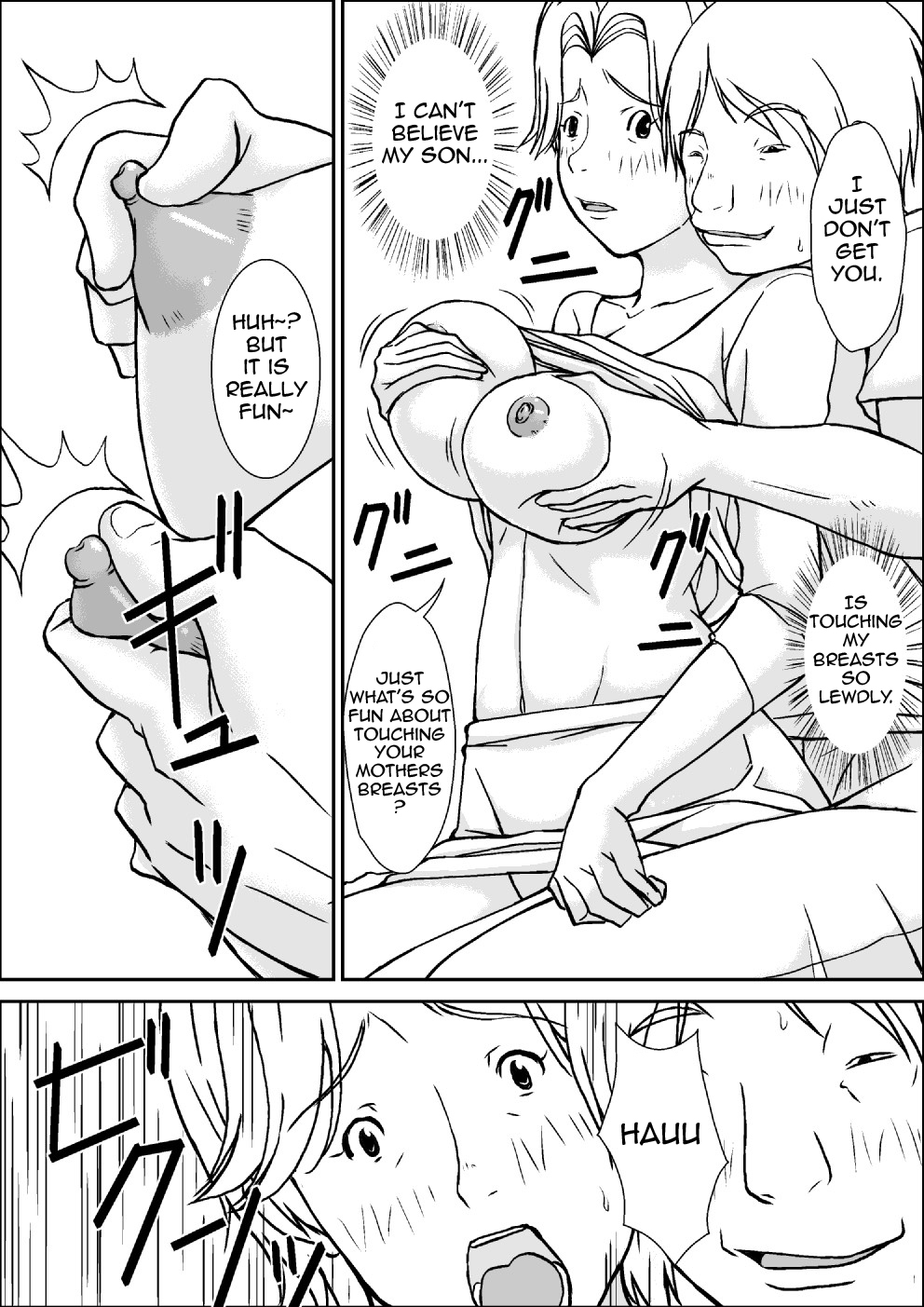 [Hoyoyodou] Kora! Anta Hahaoya ni Hatsujou shite Nani shiyoutte Iu no! [English] {forbiddenfetish77} [Digital] page 10 full