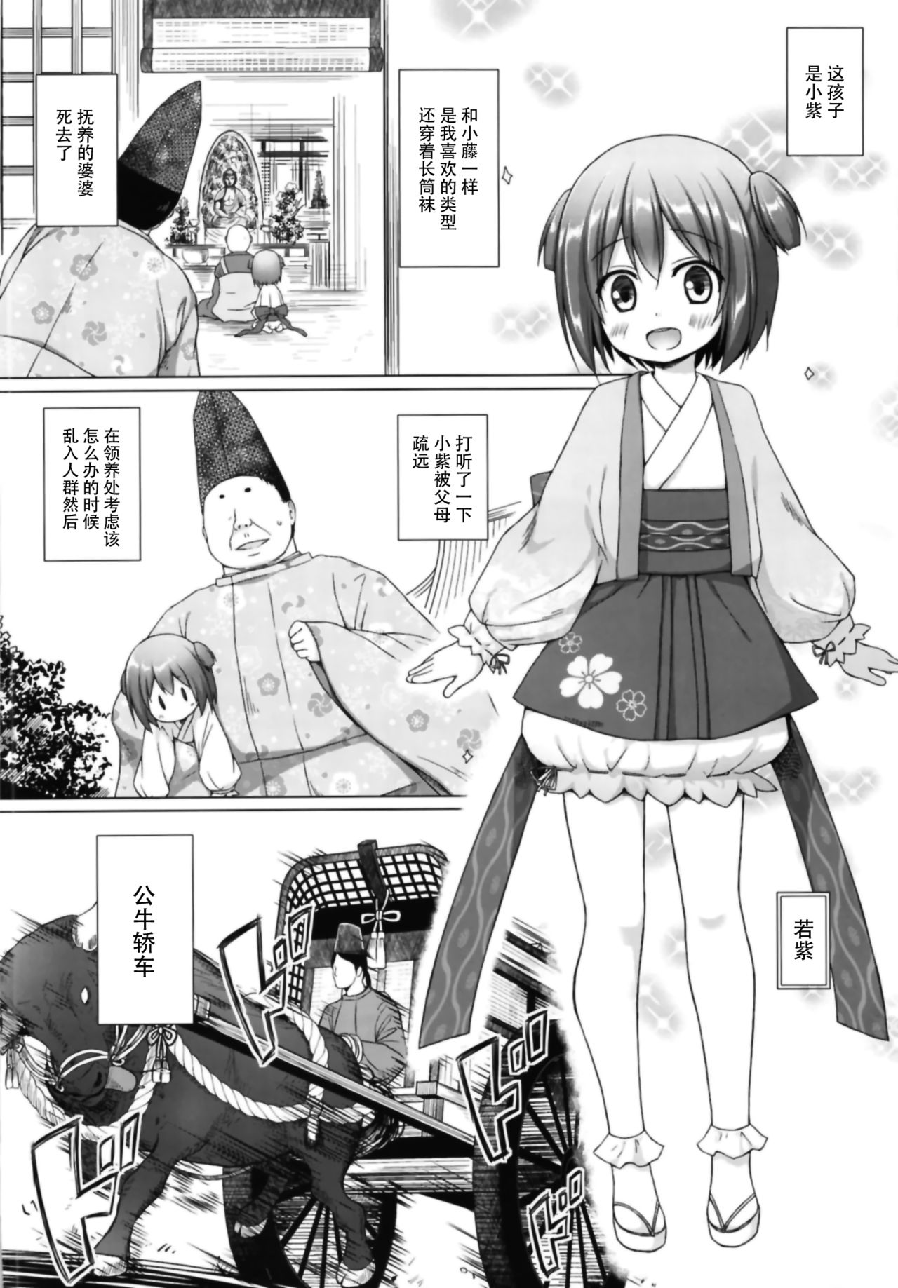 [Noraneko-no-Tama (Yukino Minato)] Hikari no Kimi no Saganaki Keikaku <Wakamurasaki> [Chinese] [脸肿汉化组] [Digital] page 5 full