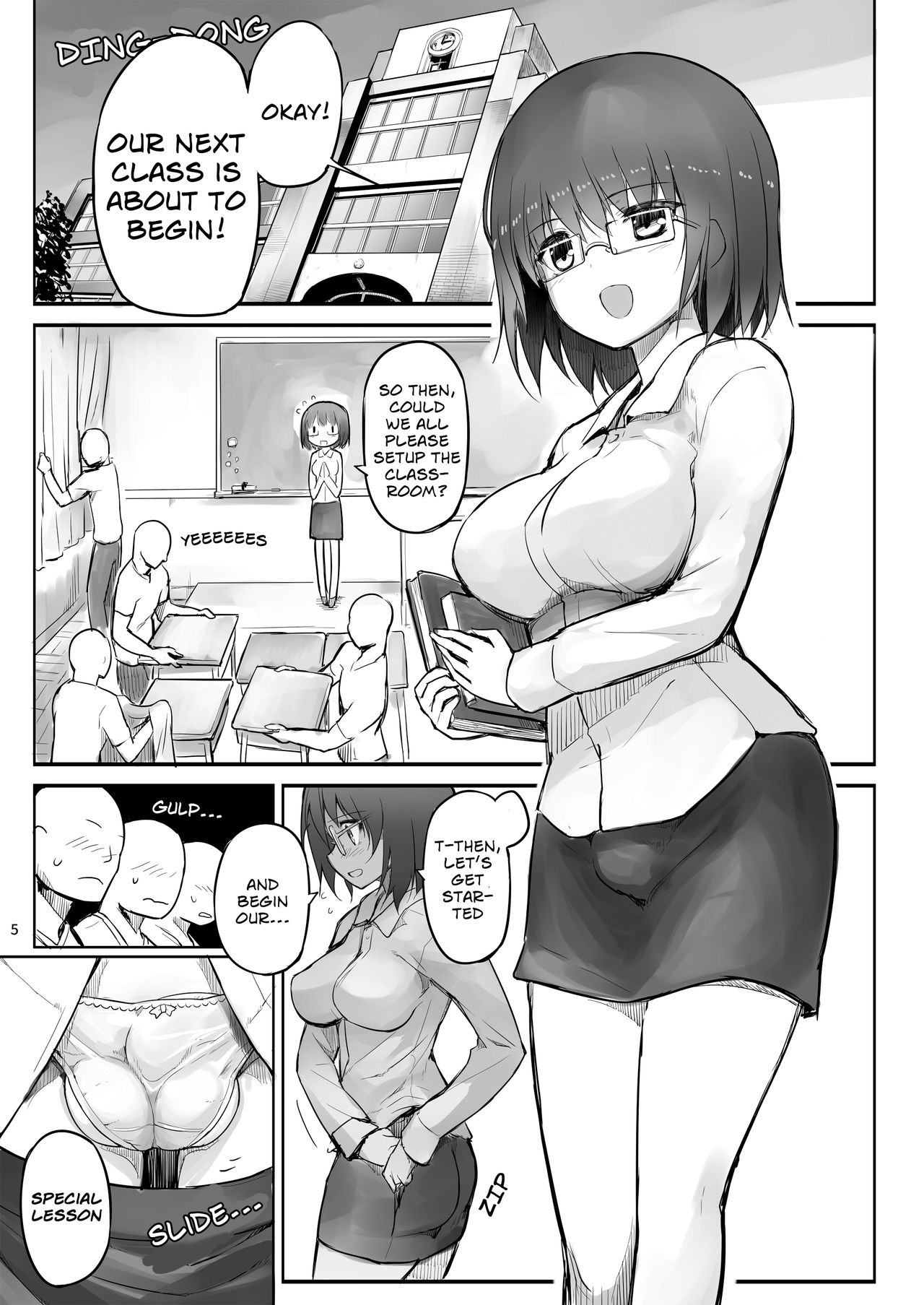 (Futaket 11.5) [Efuya (Messy)] Futanari Teacher [English] [Sn0wCrack] page 4 full