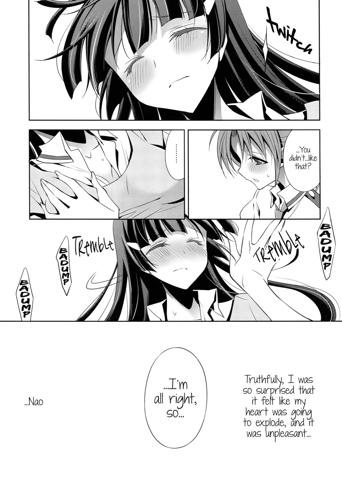 (SHT2012 Aki) [Waterfall (Takano Saku)] Kirei na Kokoro | A Pure Heart (Smile Precure!) [English] [Yuri-ism] page 20 full