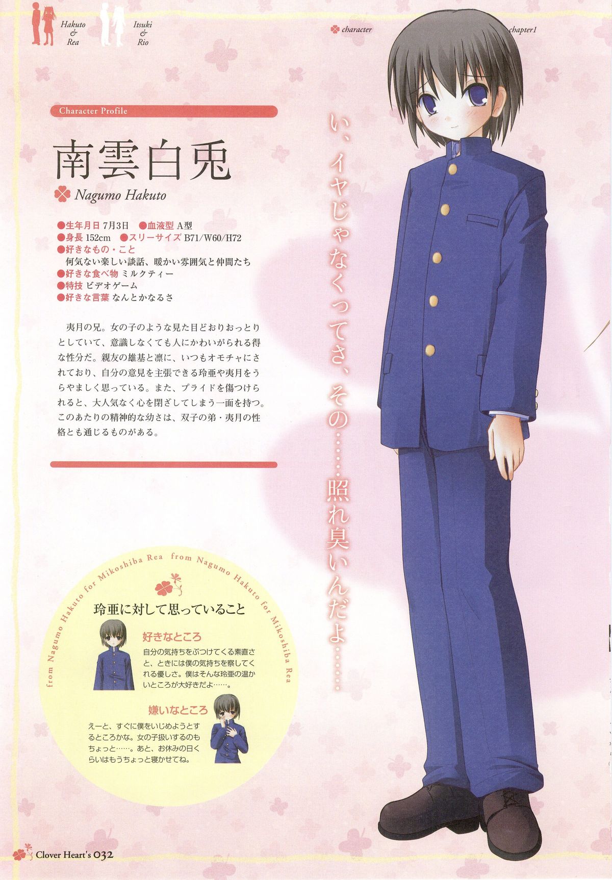 Clover Heart's Visual Fan Book page 39 full