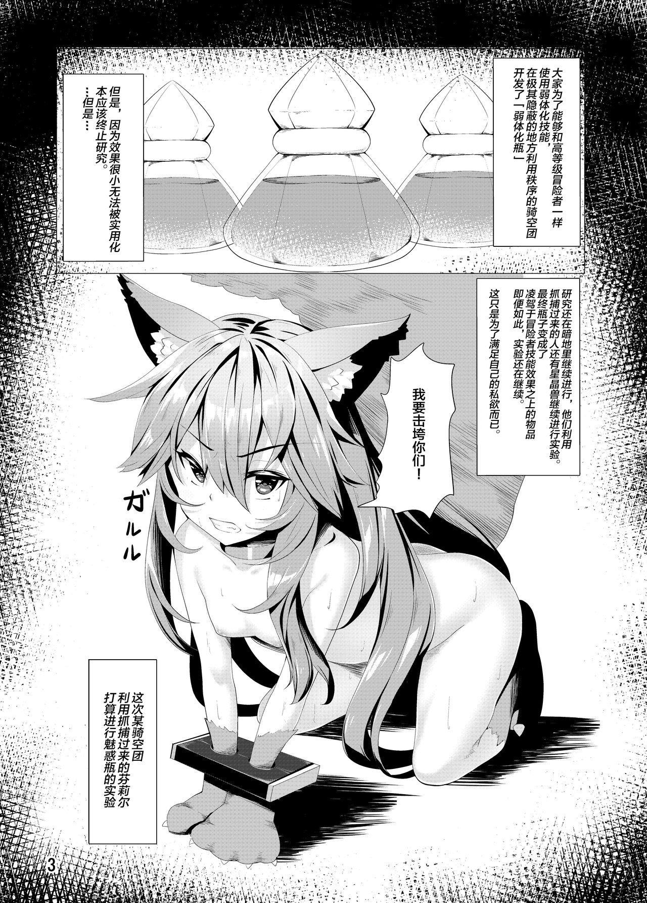 [Matsuzou Honpo (Matsuzou)] Fenrir-chan no Charm Bon (Granblue Fantasy) [Chinese] [无人之境×新桥月白日语社] [Digital] page 3 full