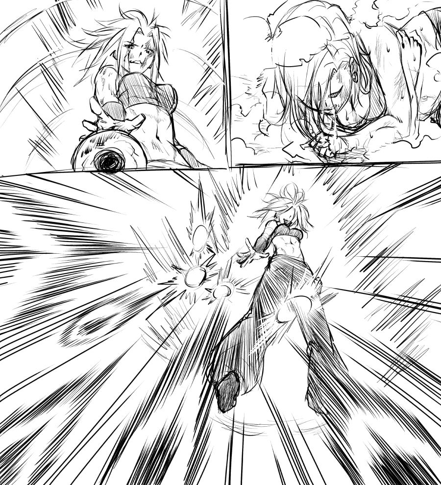 [G evolve] 18-gou VS Caulifla (Dragon Ball Super) page 19 full