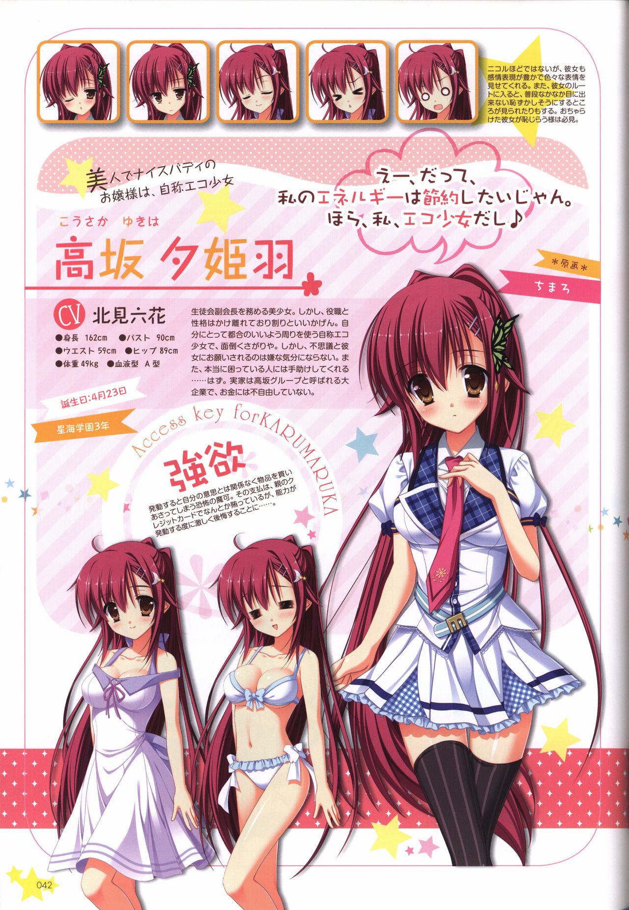 Karumaruka Circle Visual Fan Book page 42 full