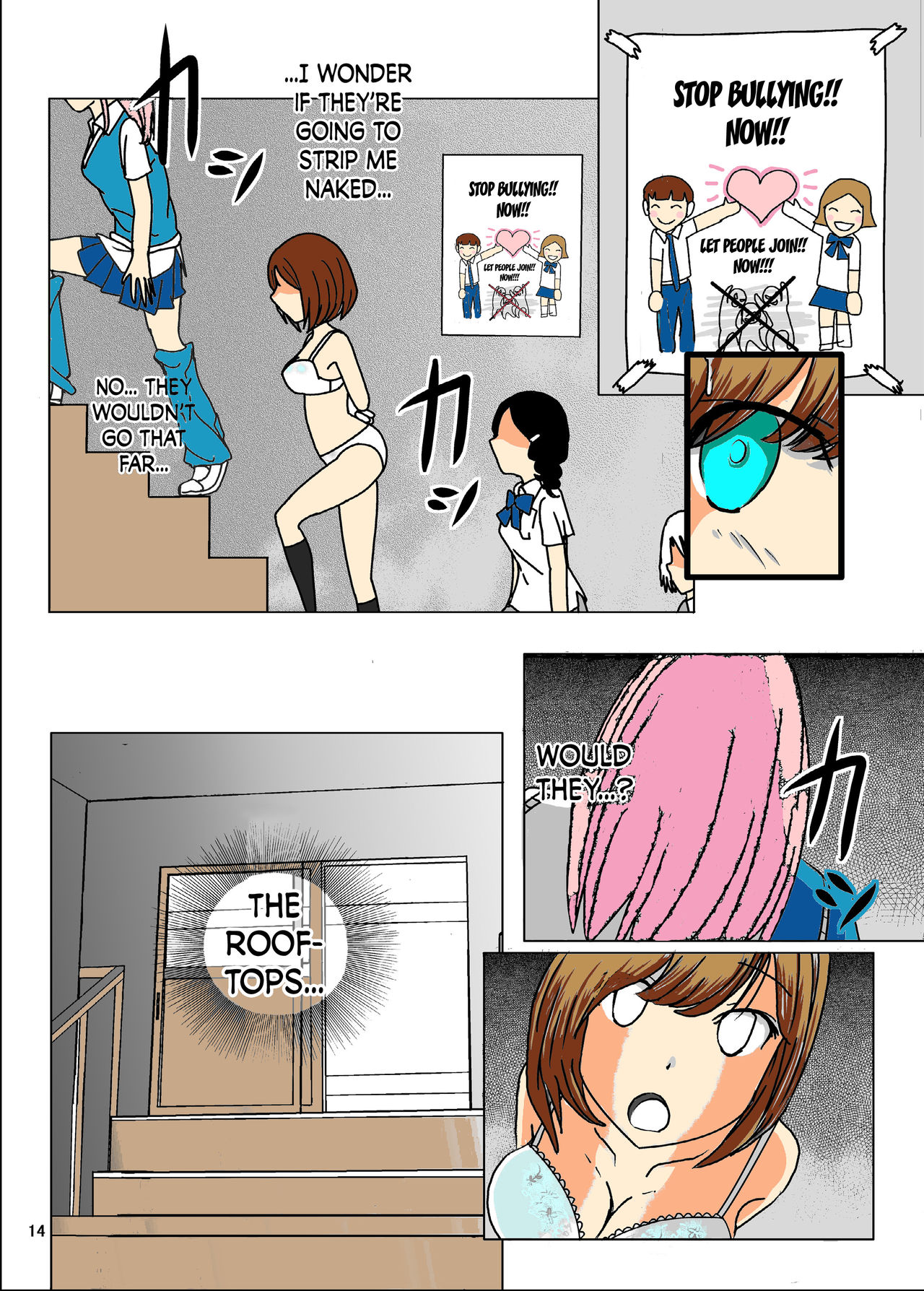 [dressblackheulee (BlackBaka)] Zenra Ijimerarekko-san no Nichijou [English] [N04H] [Colorized] page 13 full