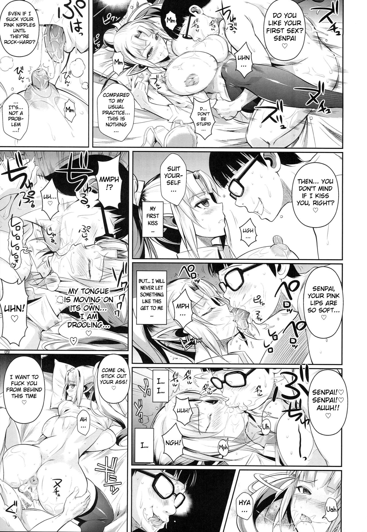 (C90) [Shoot The Moon (Fuetakishi)] High Elf × High School Shuugeki Hen Zenjitsu [English] {doujins.com} page 10 full