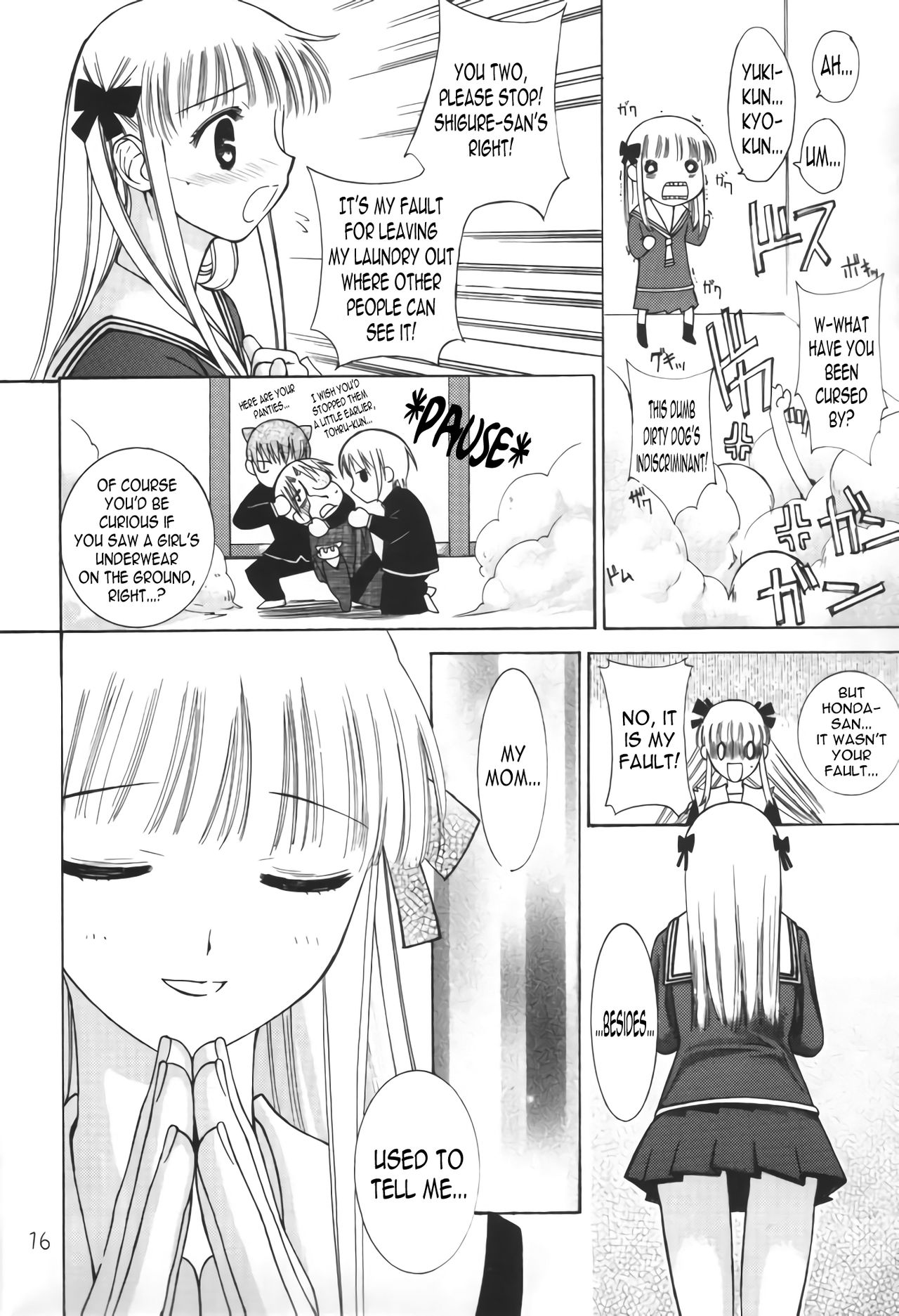 (SC15) [Oh!saka Spirits (Aiyama Toshikazu, Ugeppa)] Momoiro Kataomoi (Fruits Basket) [English] [N04h] page 15 full