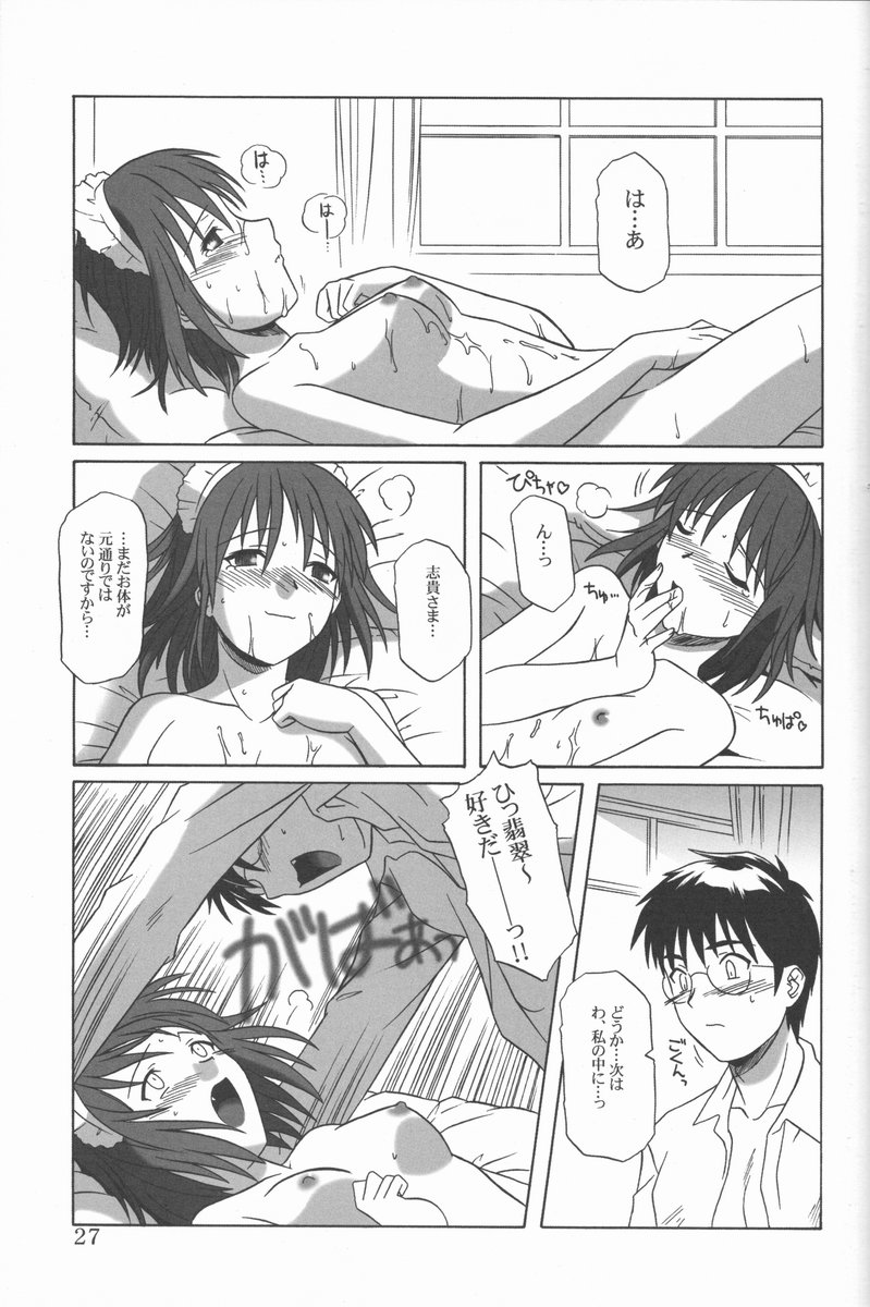 (C61) [.30-06 (Tsutsumi Akari)] Mitsugetsu (Tsukihime) page 26 full