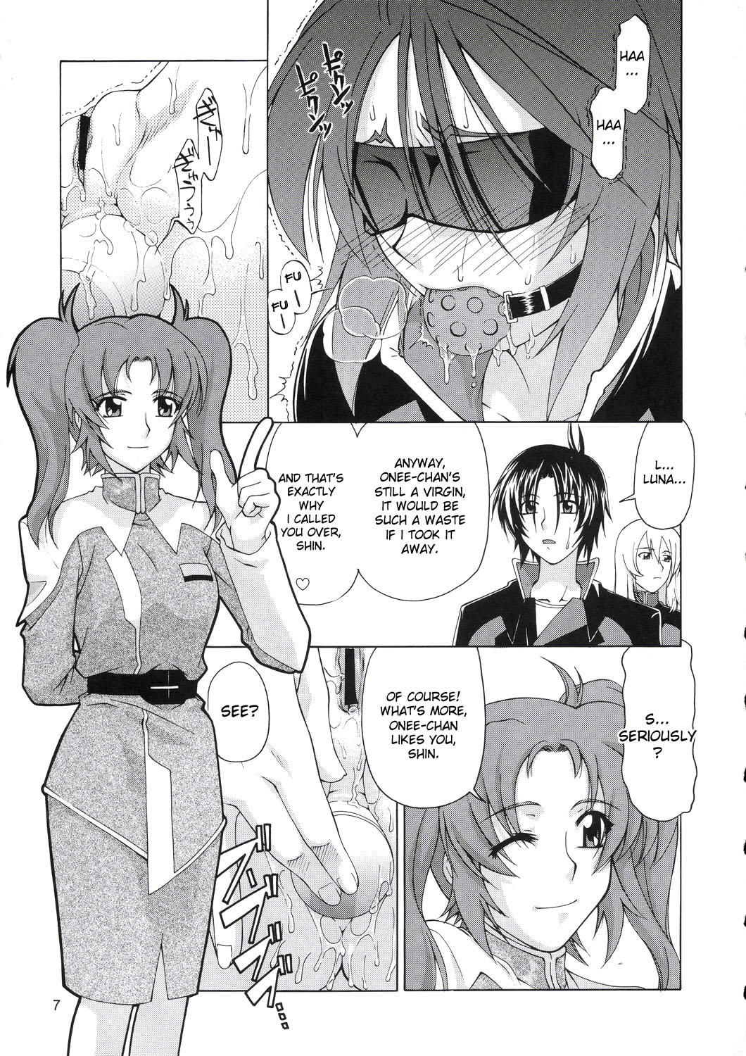 (C67) [GOLD RUSH (Suzuki Address)] Lunamaria to Meyrin-san Desutte ne! (Gundam SEED Destiny) [English] [desudesu] page 6 full