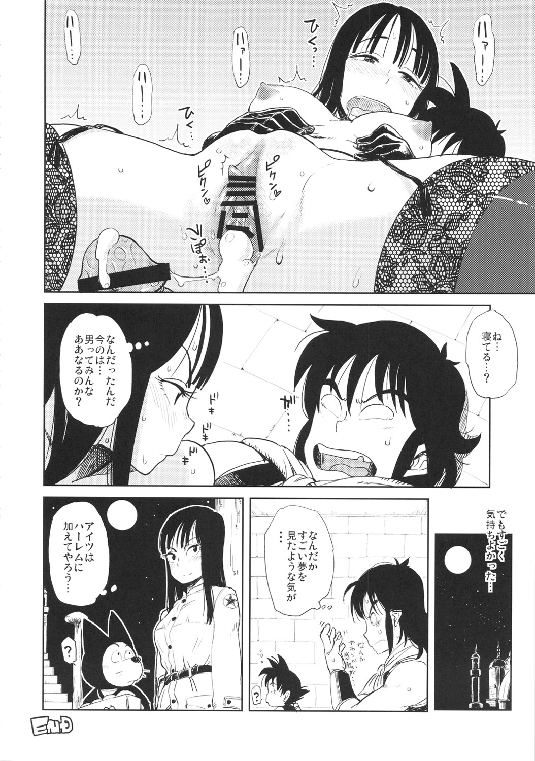 (C82) [28_works (Oomori Harusame, Kusada, Shimimaru)] BETWEEN THE LINES (Dragon Ball) page 15 full