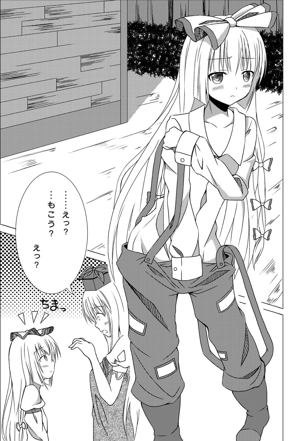 (C84) [Idobata Kaigisho (Fried)] Watashi no Kawaii Mokotan (Touhou Project) page 6 full