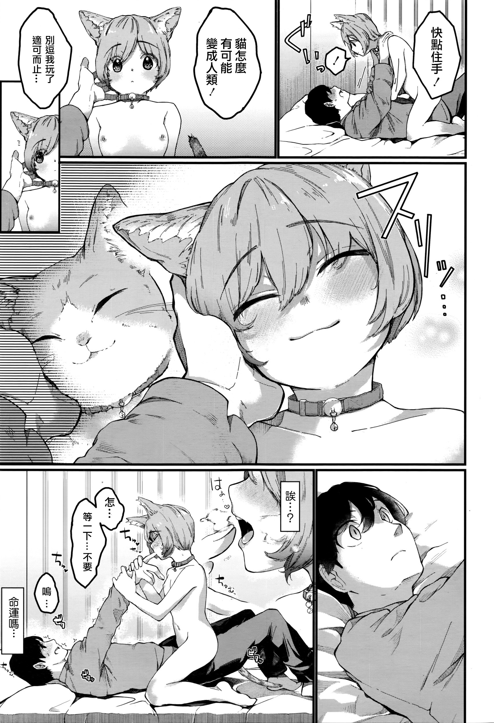 [Tarazoo] Night with Nyanko (COMIC Tenma 2016-03) [Chinese] [先撸為敬個人漢化] page 3 full