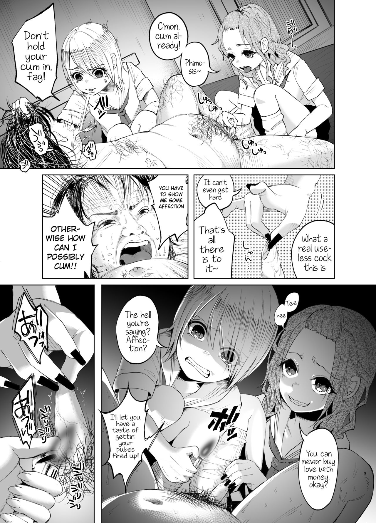 [Shiruka Bakaudon] JC★Bokobokorin! ~Beating Up the Small Penis Chapter~ [English] page 3 full