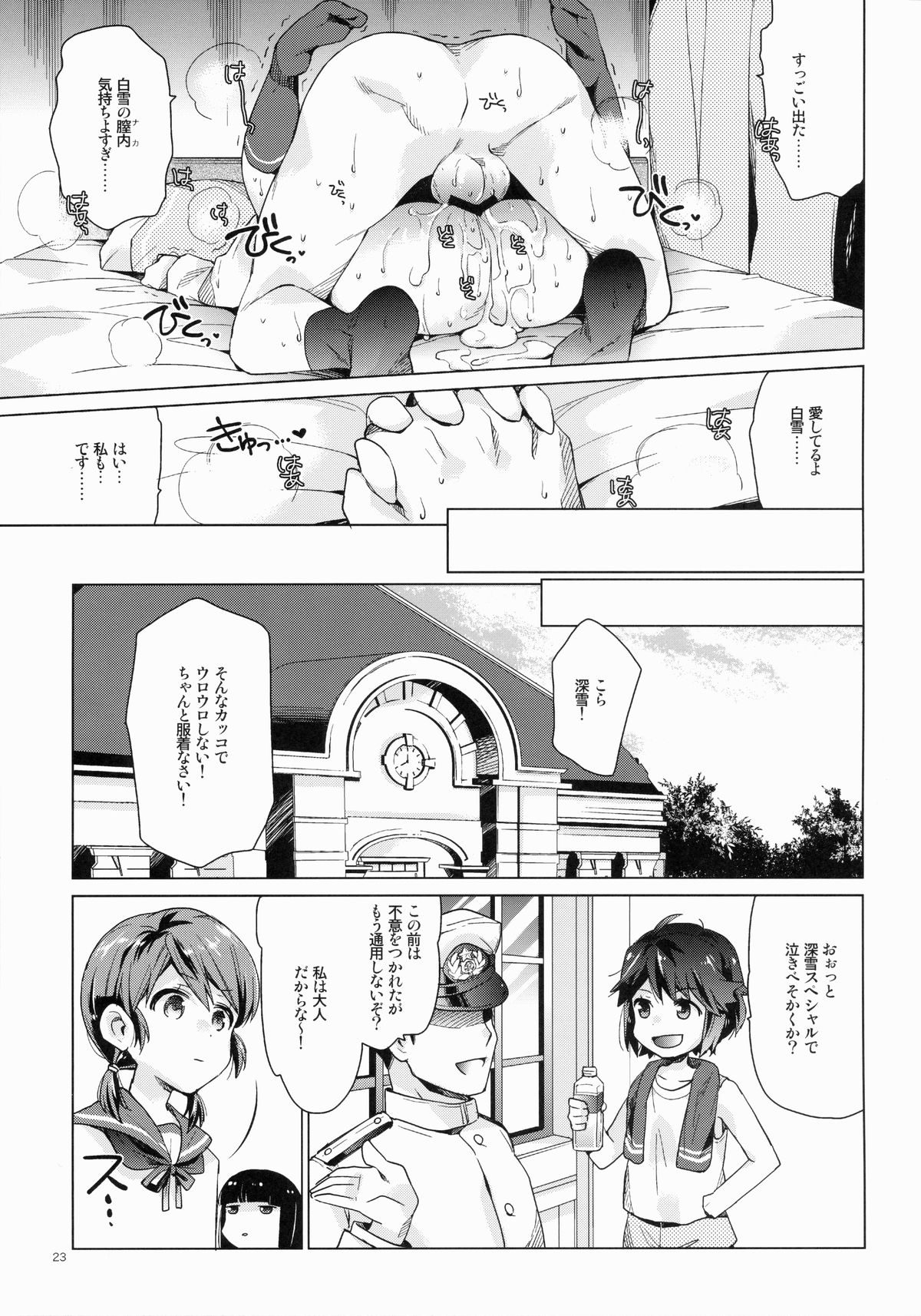 [Aihara Otome (Nyoriko)] Shirayuki to Koi suru Hibi 2 (Kantai Collection -KanColle-) [2015-05-27] page 22 full