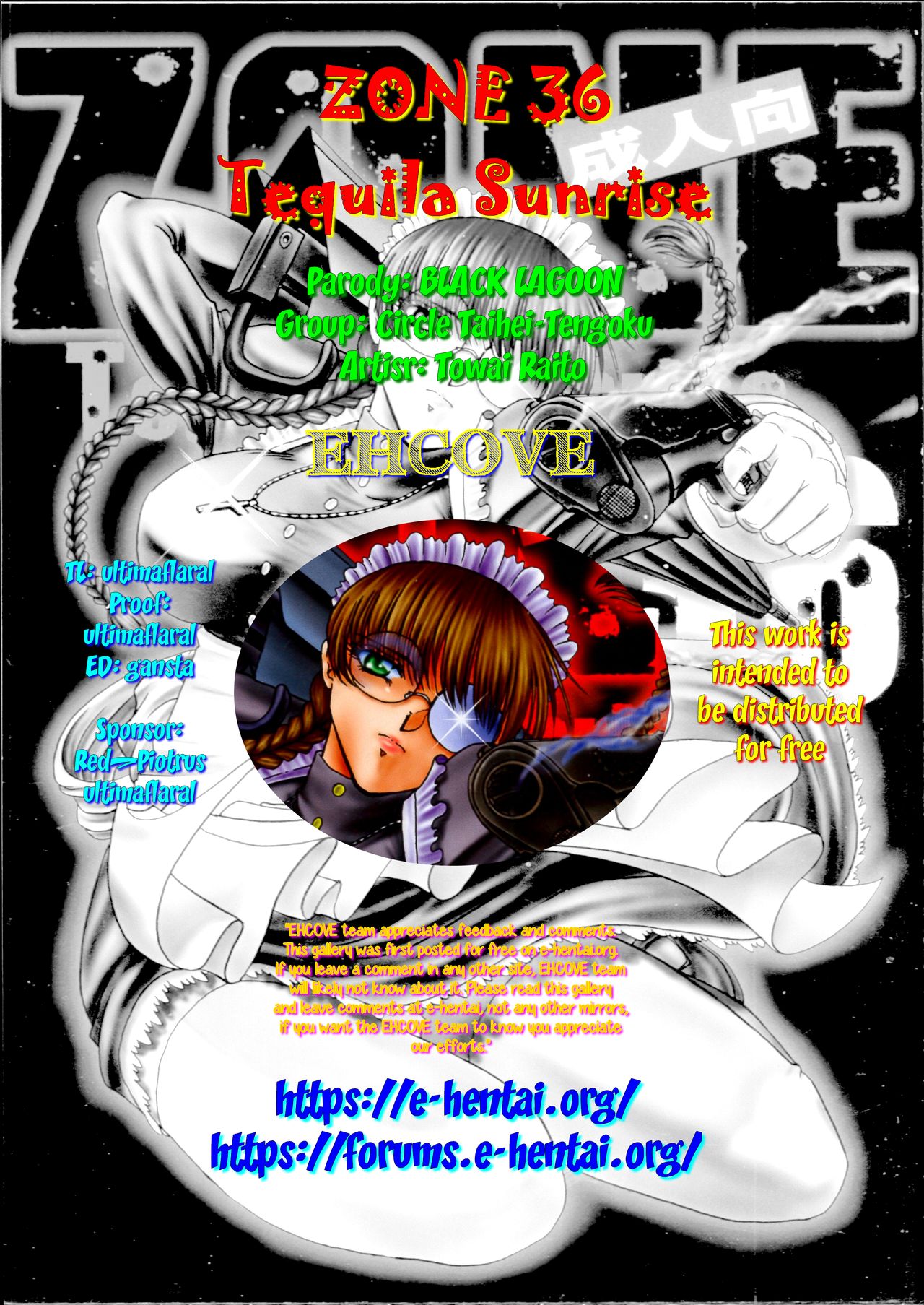 [Circle Taihei-Tengoku (Towai Raito)] ZONE 36 Tequila Sunrise (BLACK LAGOON) [English] [EHCOVE] page 33 full