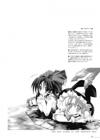 (C70) [Tiger 79 (Kagurazaka Nagu)] Higashi no Sora ga Shiramu Toki (Touhou Project) - page 20