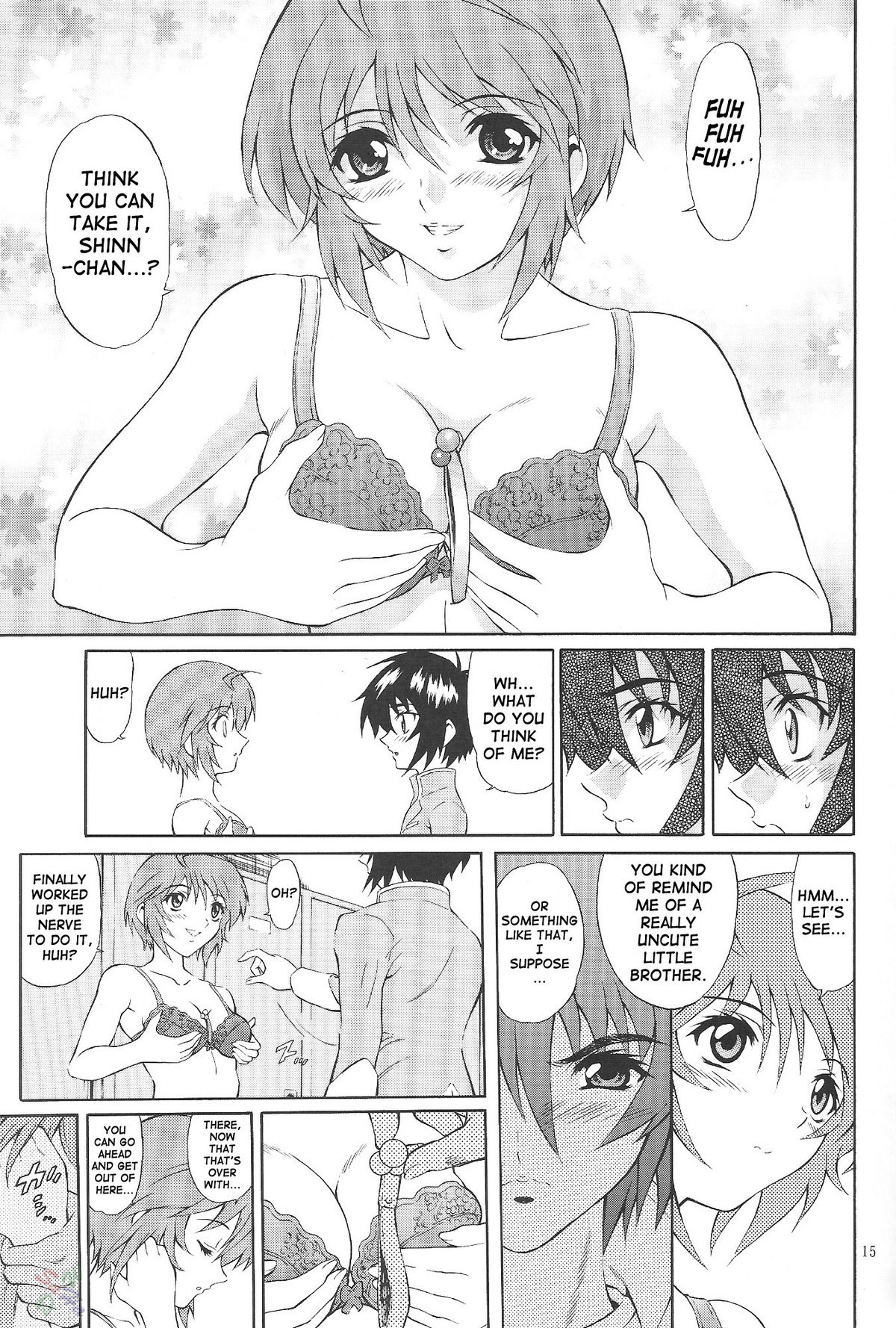 (C68) [GUST (Harukaze Soyogu)] Burning!! 0 (Mobile Suit Gundam SEED DESTINY) [English] [SaHa] page 14 full