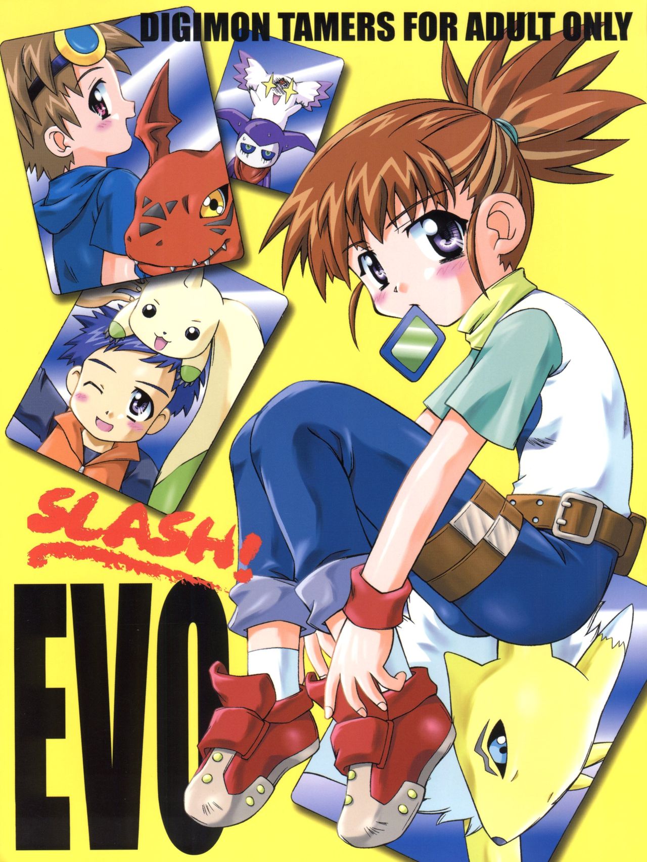 (CR30) [Houkago Paradise, Jigen Bakudan (Sasorigatame, Kanibasami)] Evolution Slash (Digimon Tamers) page 2 full