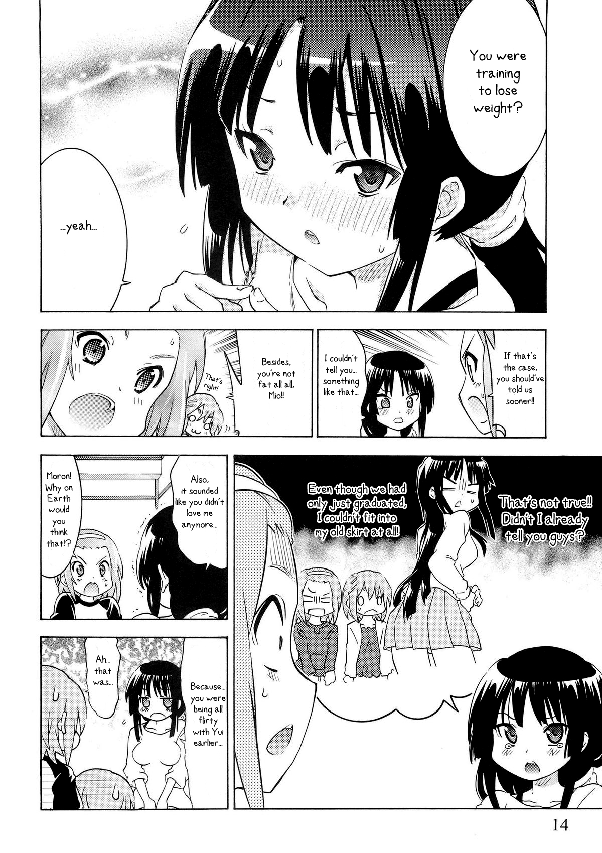 [Umihan (Ootsuka Shirou)] YURI-ON! #2 Kosokoso Mio-chan! (K-ON!) [English] page 13 full