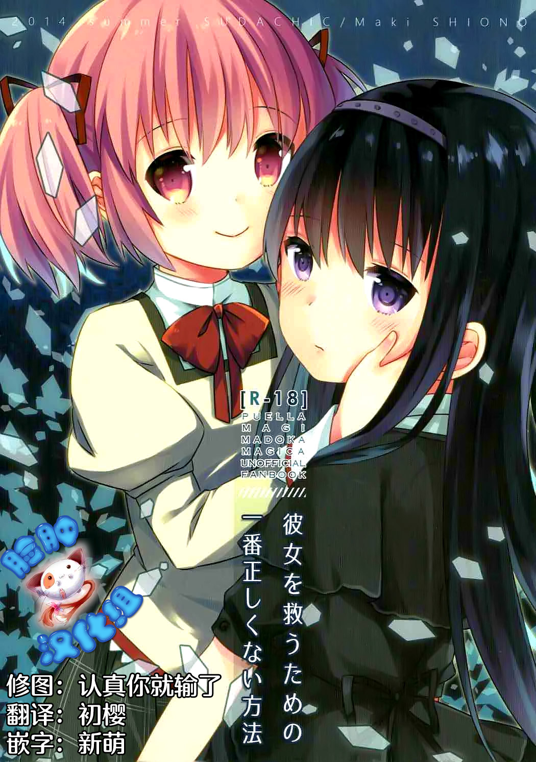 (C86) [Sudachic (Shiono Maki)] Kanojo o Sukuu Tame no Ichiban Tadashikunai Houhou (Puella Magi Madoka Magica) [Chinese] [脸肿汉化组] page 1 full