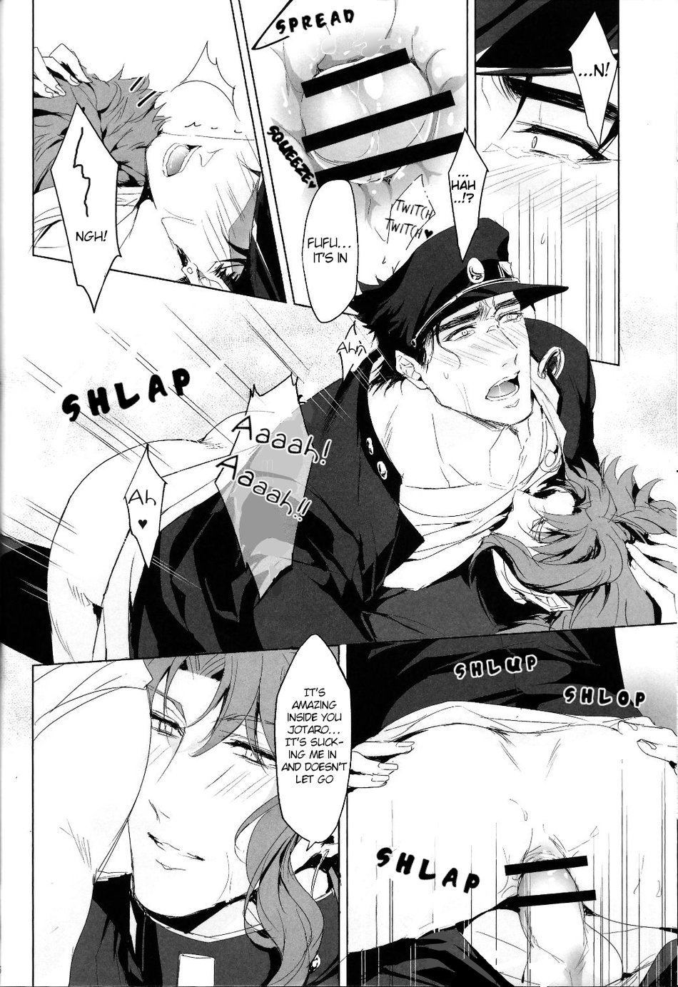 (The World 7) [Setsugekka (Shirosaki Yukiya)] Oshioki no Jikan da yo Baby | It’s time for your punishment, baby (JoJo’s Bizarre Adventure) [English] page 24 full