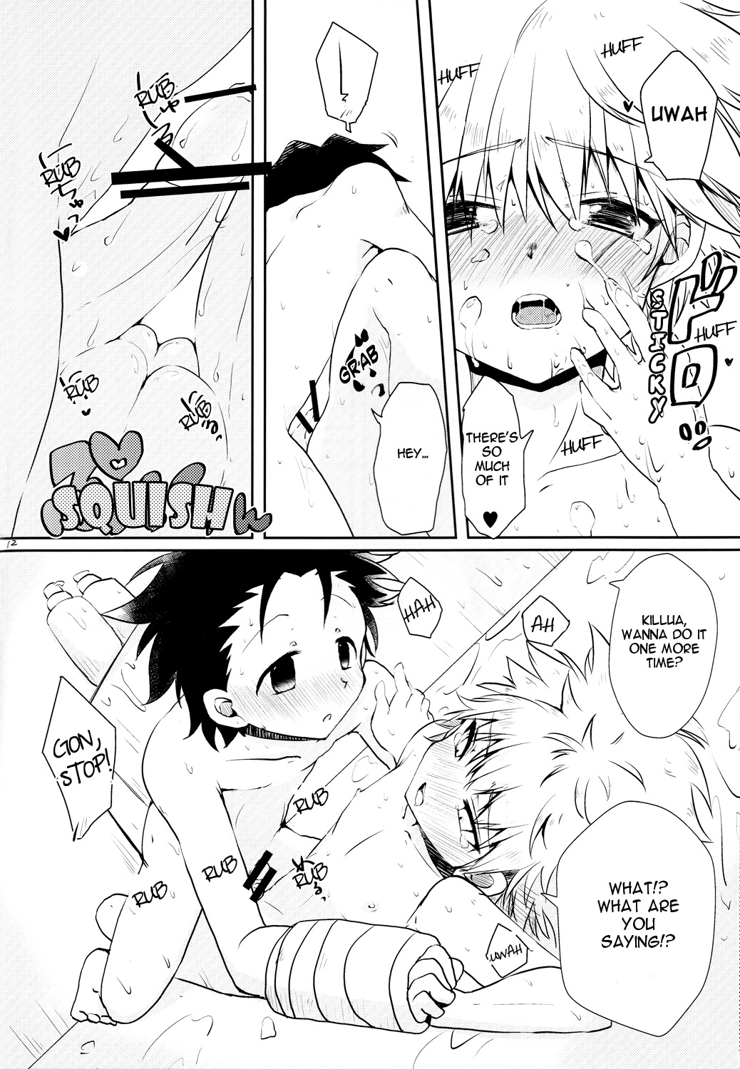 (Shota Scratch 24) [MiUMiU (Amin)] Sei Kurabe!! | Comparing Sex!! (Hunter x Hunter) [English] [HXH-Doujinshilivejournal] page 11 full