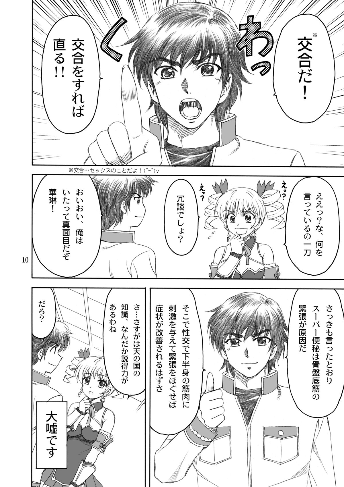 [Yasrin-Do (Yasu Rintarou)] Karin-sama Otsuujiteki Jijou (Koihime Musou) [Digital] page 10 full
