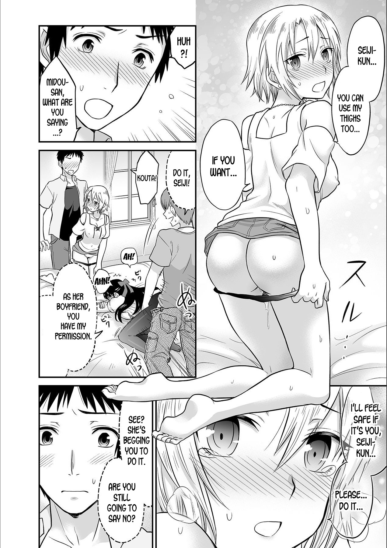 [Rojiro] Kare to no Sex ja Ikenai kara… Atashi no Koko ni Irete Hoshii no Ch.1-3 [English] [desudesu] page 72 full