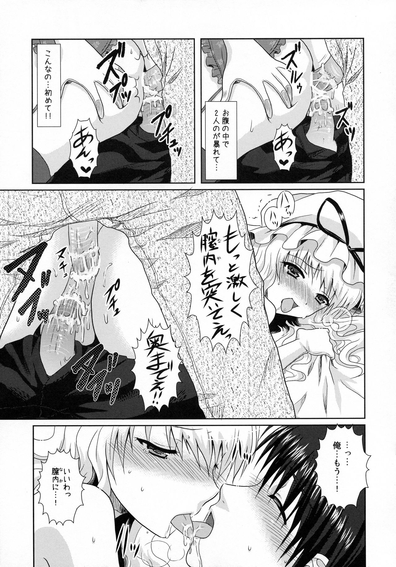 (C82) [Maxi Queen (Myake)] Totsugeki! Yukari no Bangohan 3 (Touhou Project) page 17 full