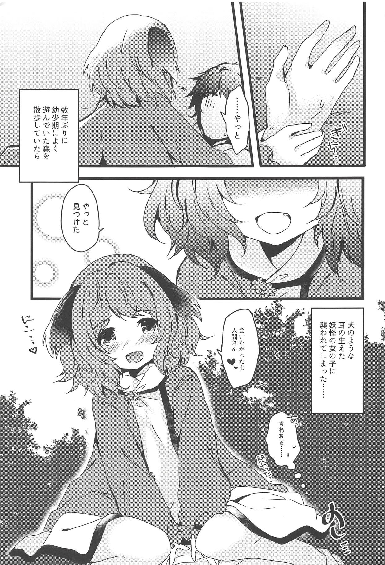 (Shuuki Reitaisai 5) [Mohumohu Chaya (Uguisu Mochi)] Yamabiko ga Koishita Ningen-san (Touhou Project) page 2 full